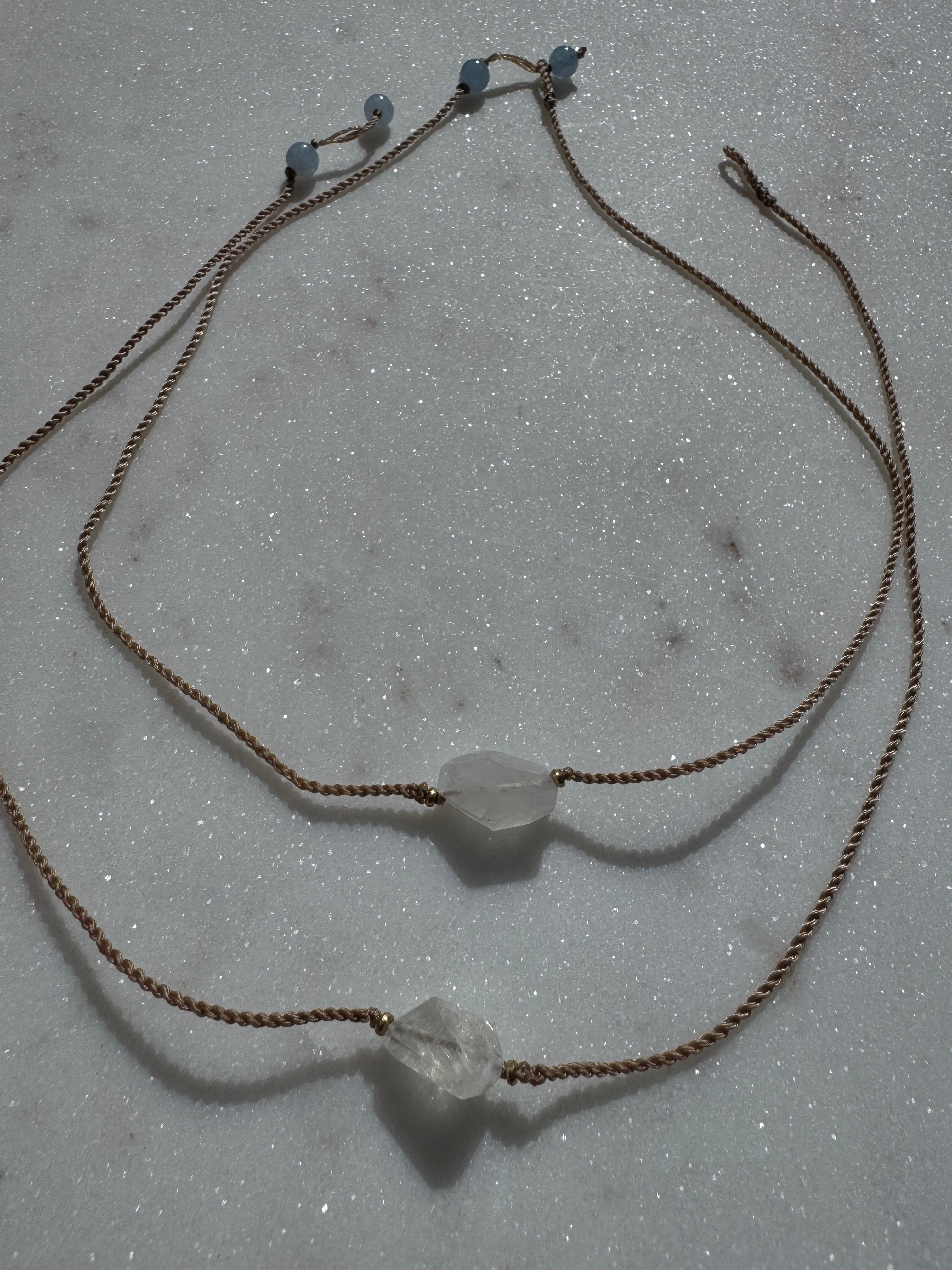 Future Nomads Necklaces 21cm String Quartz Choker
