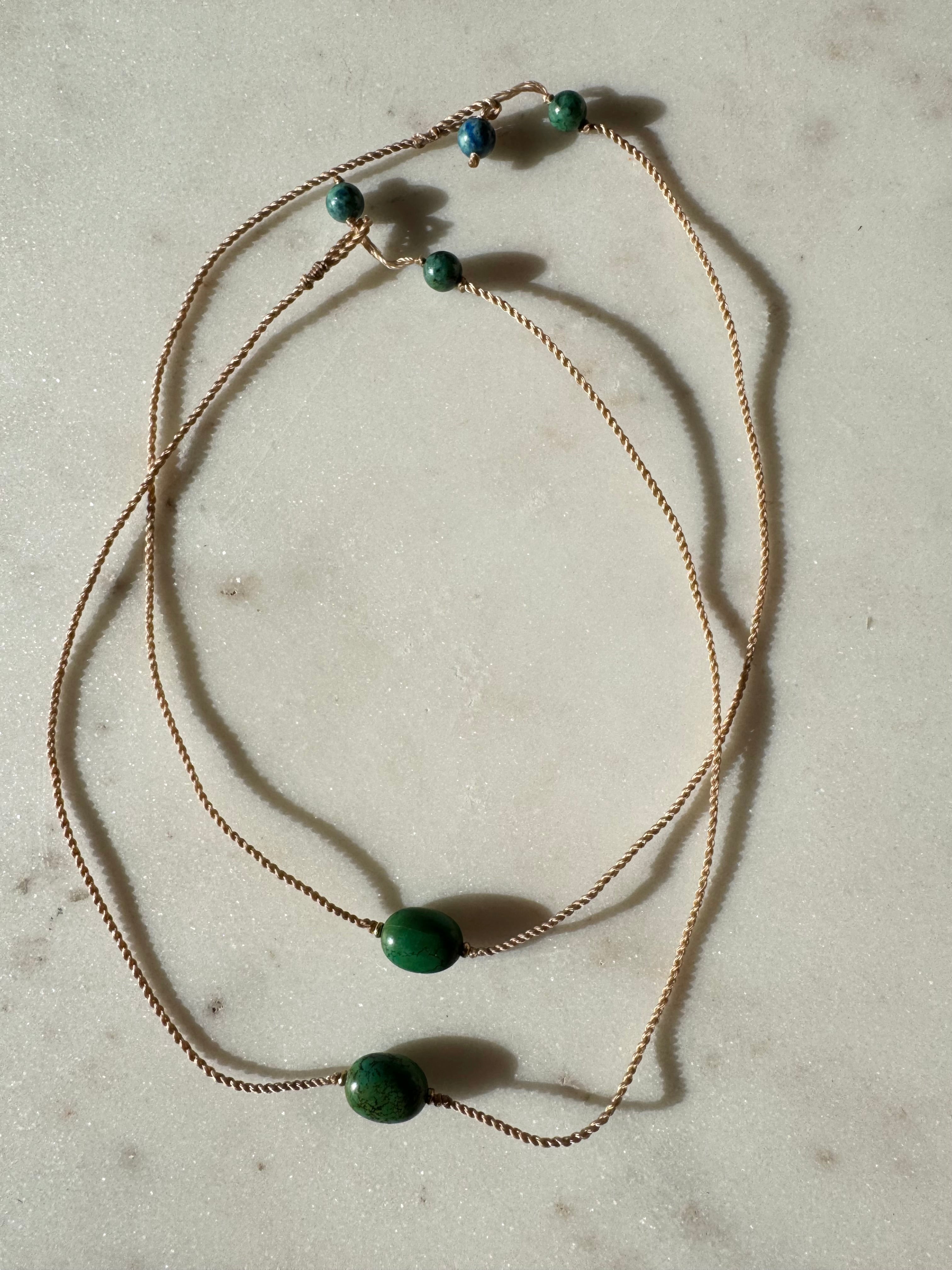 Future Nomads Necklaces 21cm String Torquoise Choker