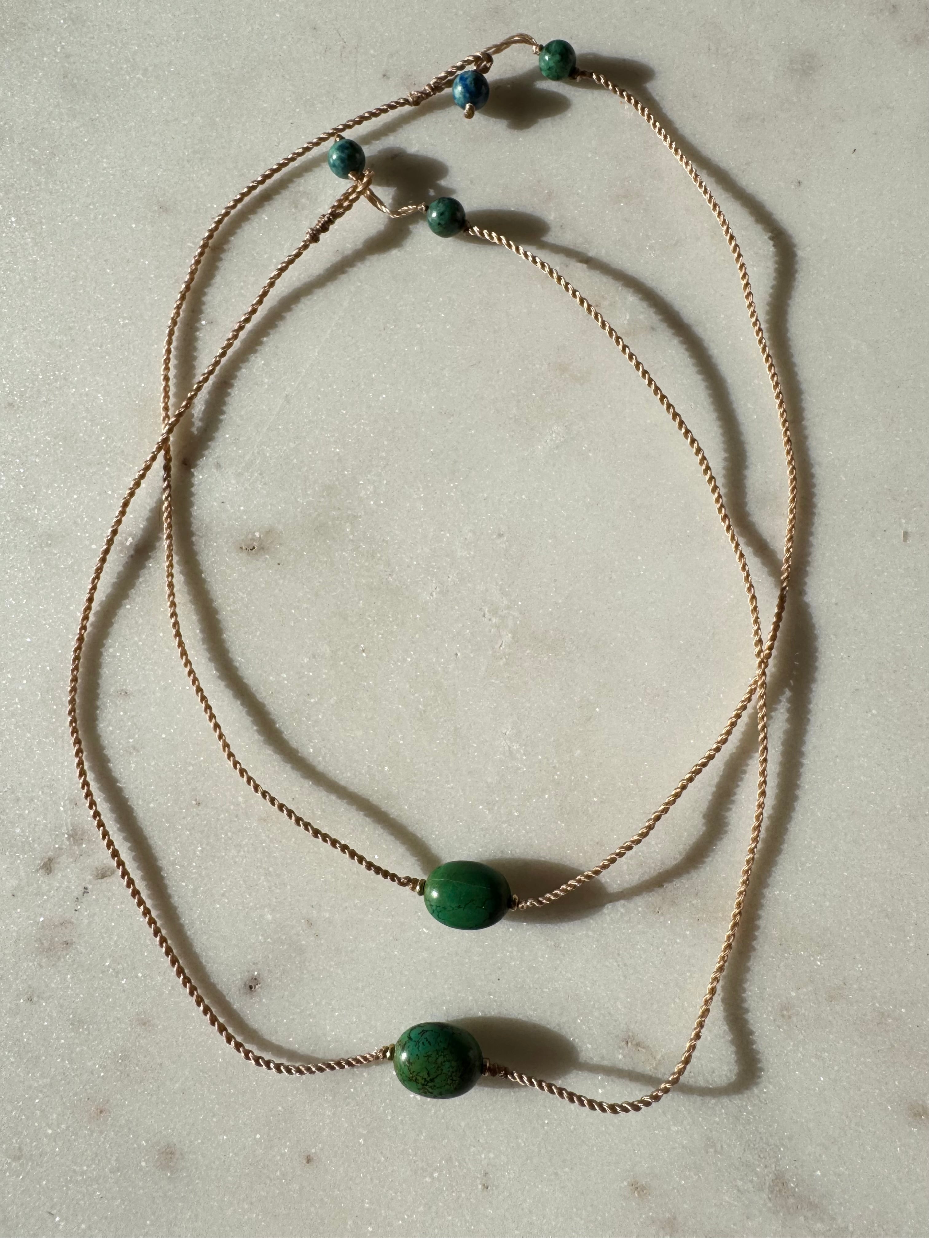 Future Nomads Necklaces 21cm String Torquoise Choker