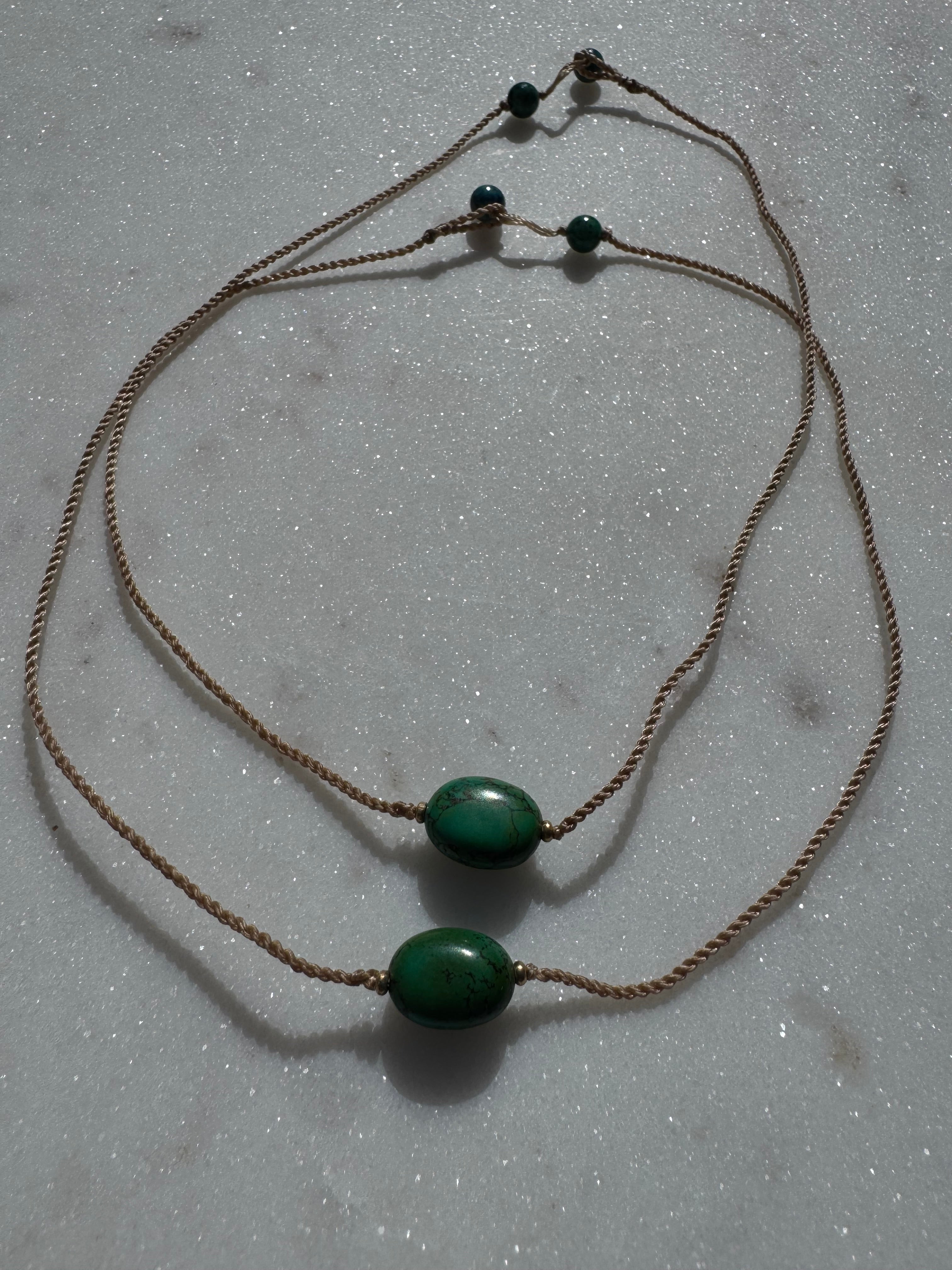 Future Nomads Necklaces 21cm String Torquoise Choker