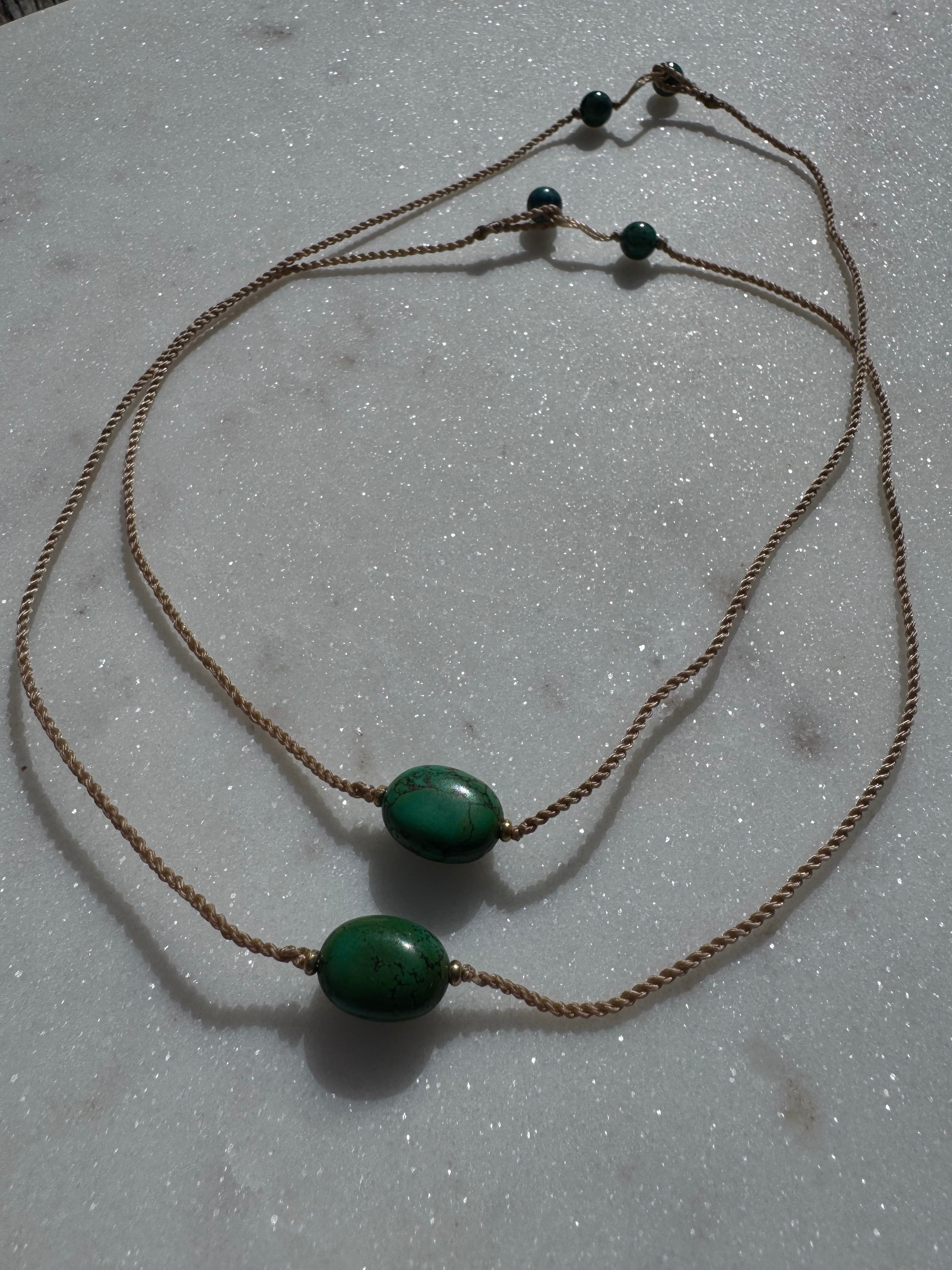 Future Nomads Necklaces 21cm String Torquoise Choker