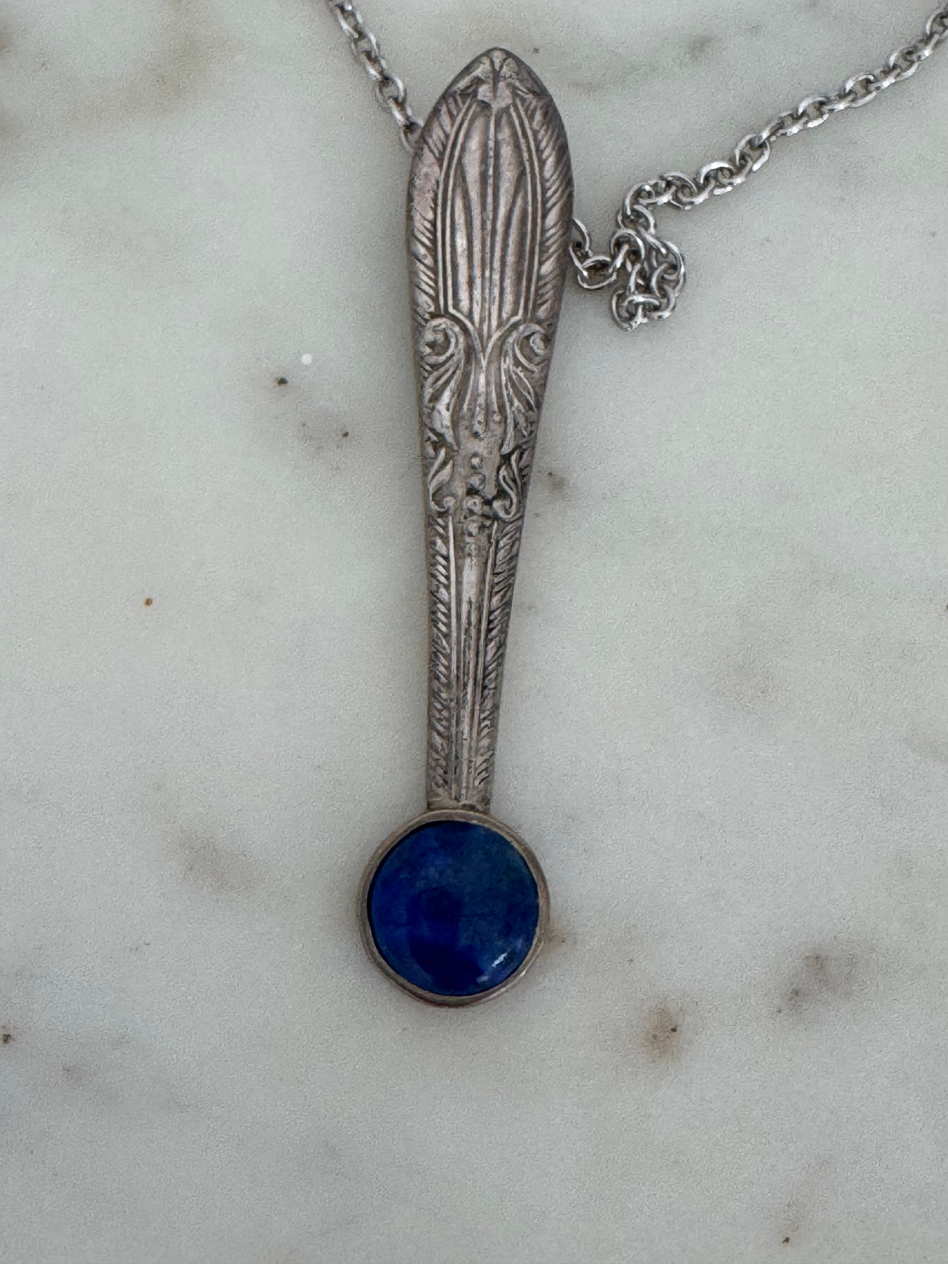 Lapis Spoon Pendant | Necklaces