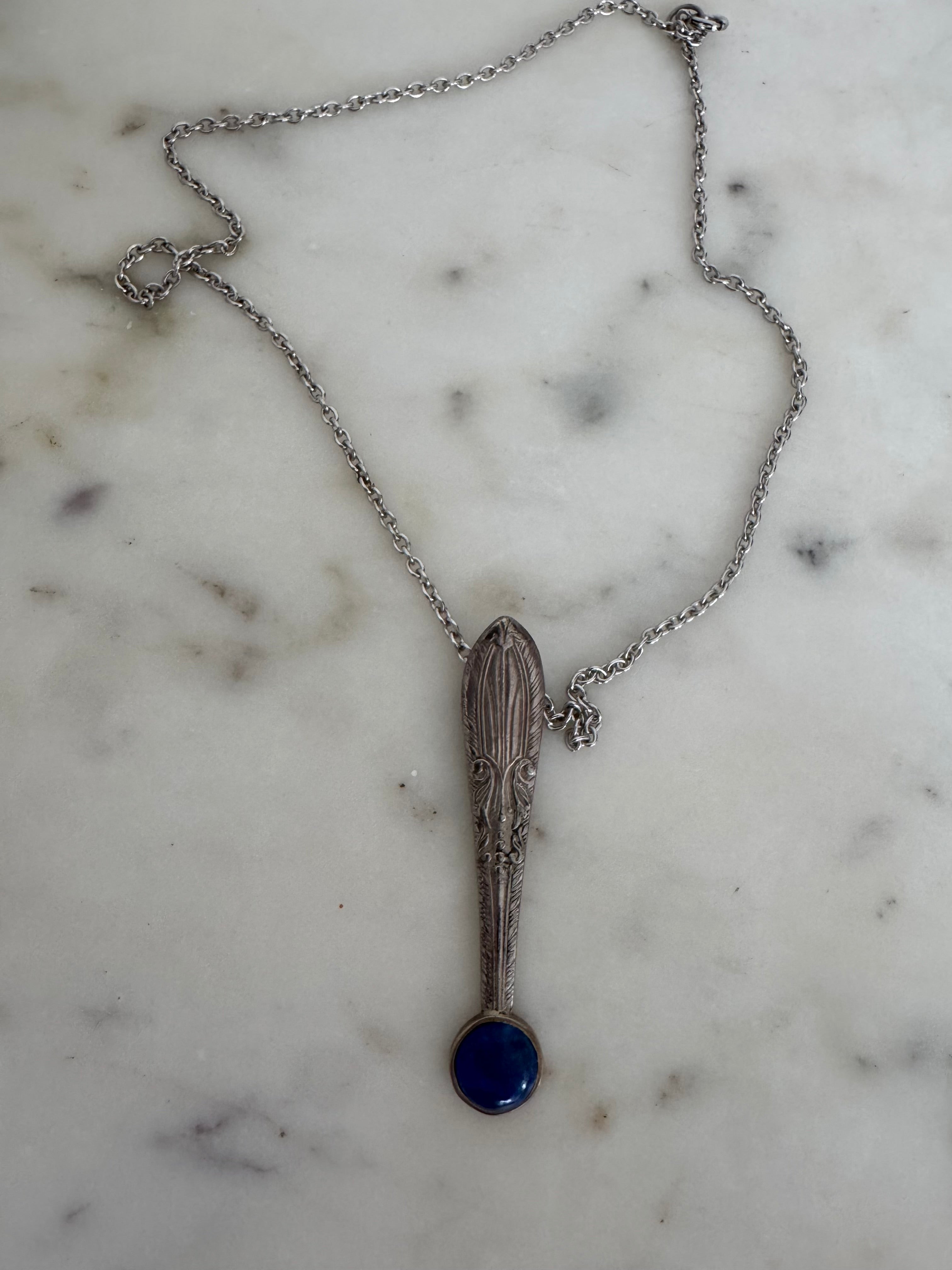 Lapis Spoon Pendant | Necklaces