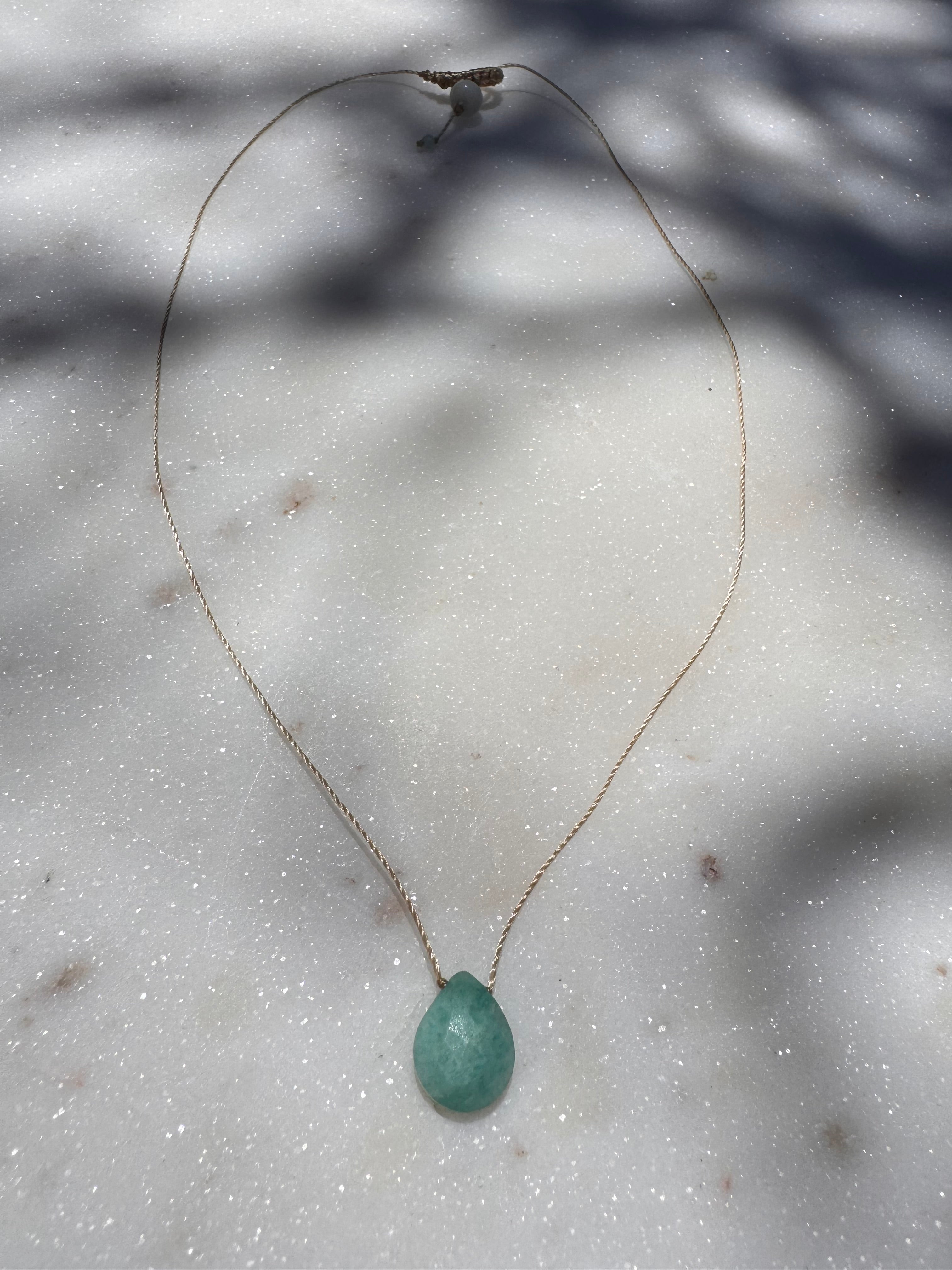 Future Nomads Necklaces Amazonite Drop