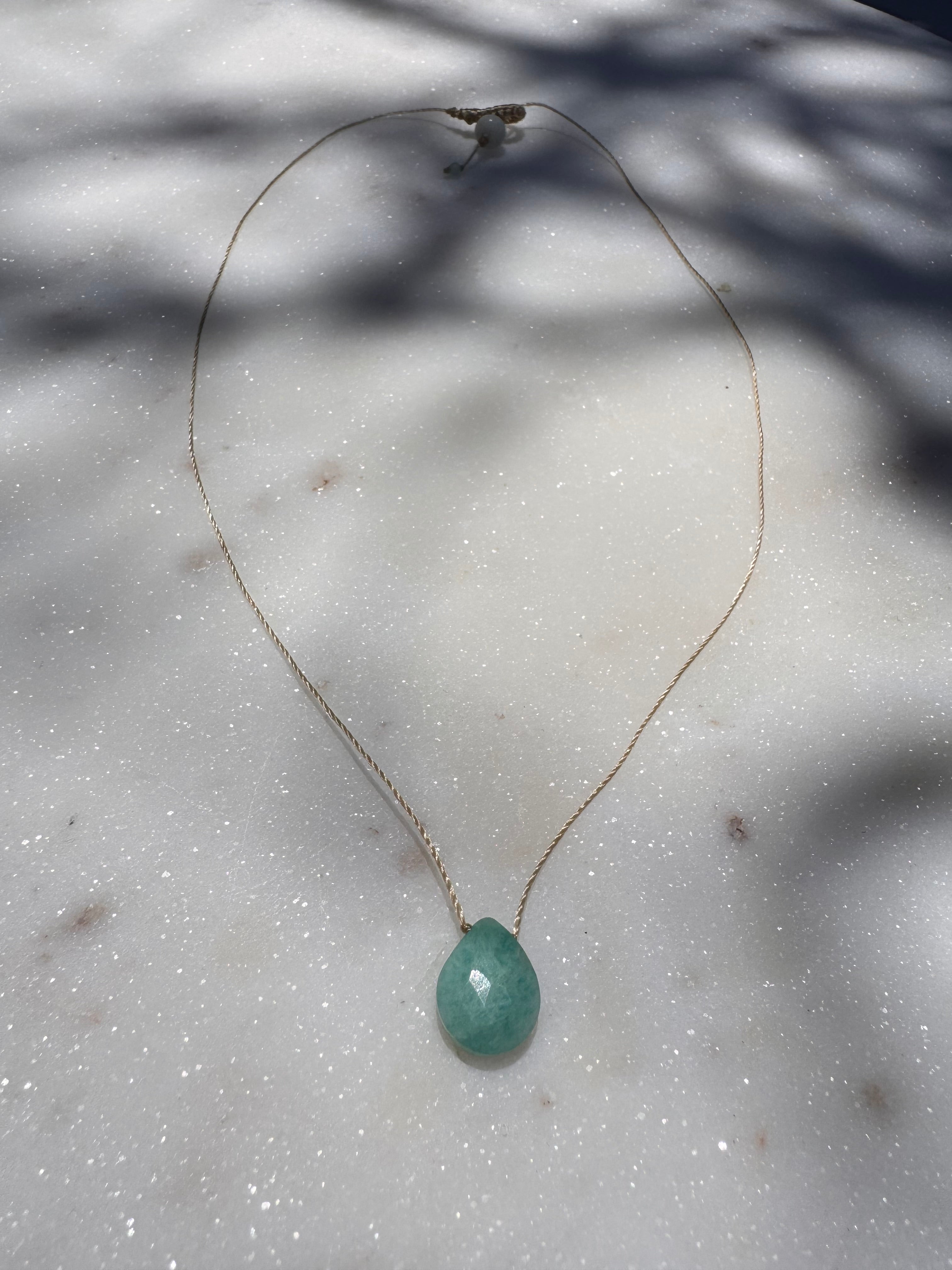 Future Nomads Necklaces Amazonite Drop