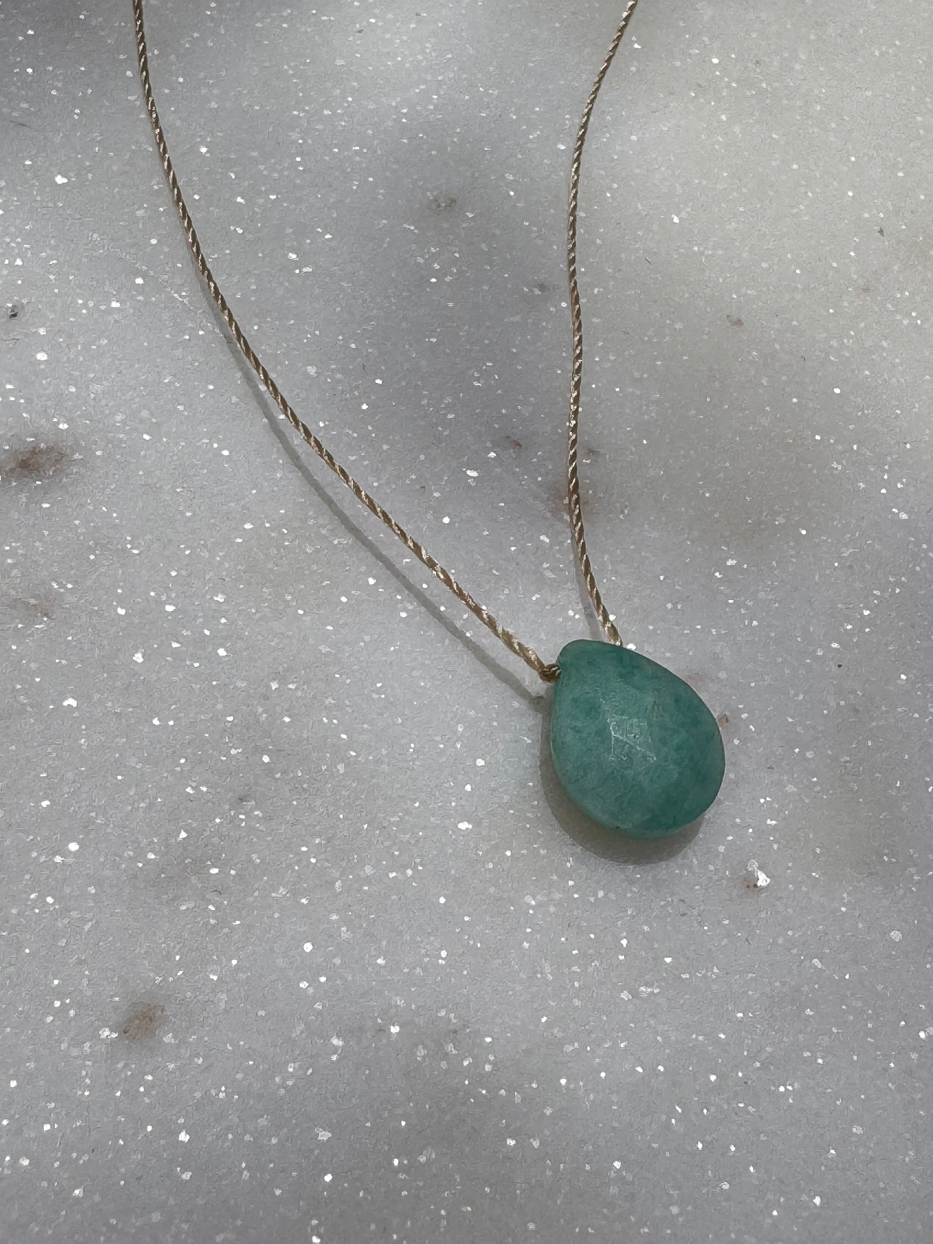 Future Nomads Necklaces Amazonite Drop