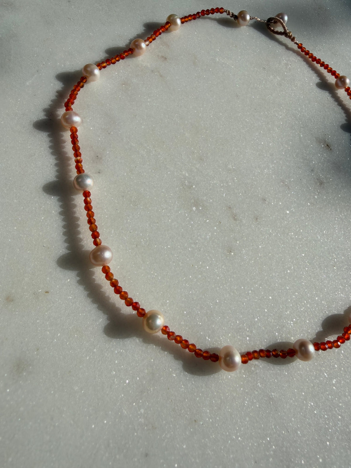 Future Nomads Necklaces Golden Hour Pearl Necklace