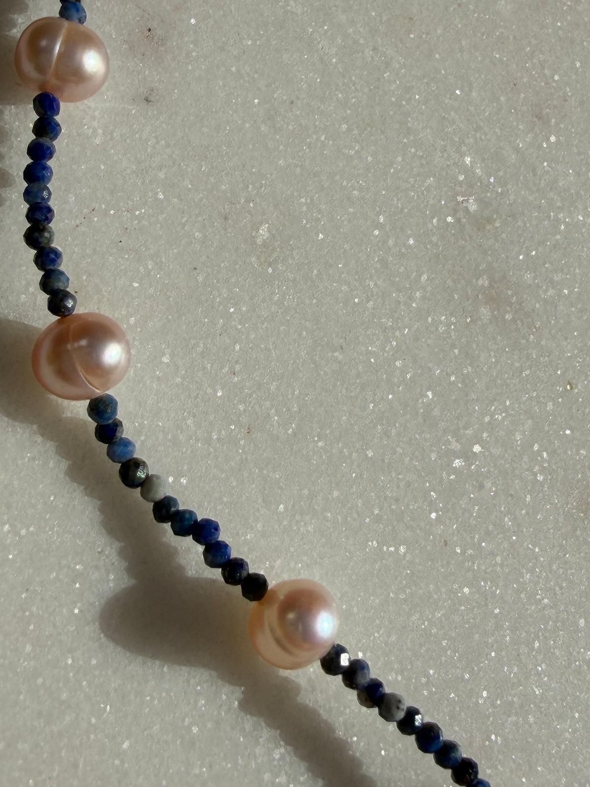 Future Nomads Necklaces Midnight Pearl Necklace