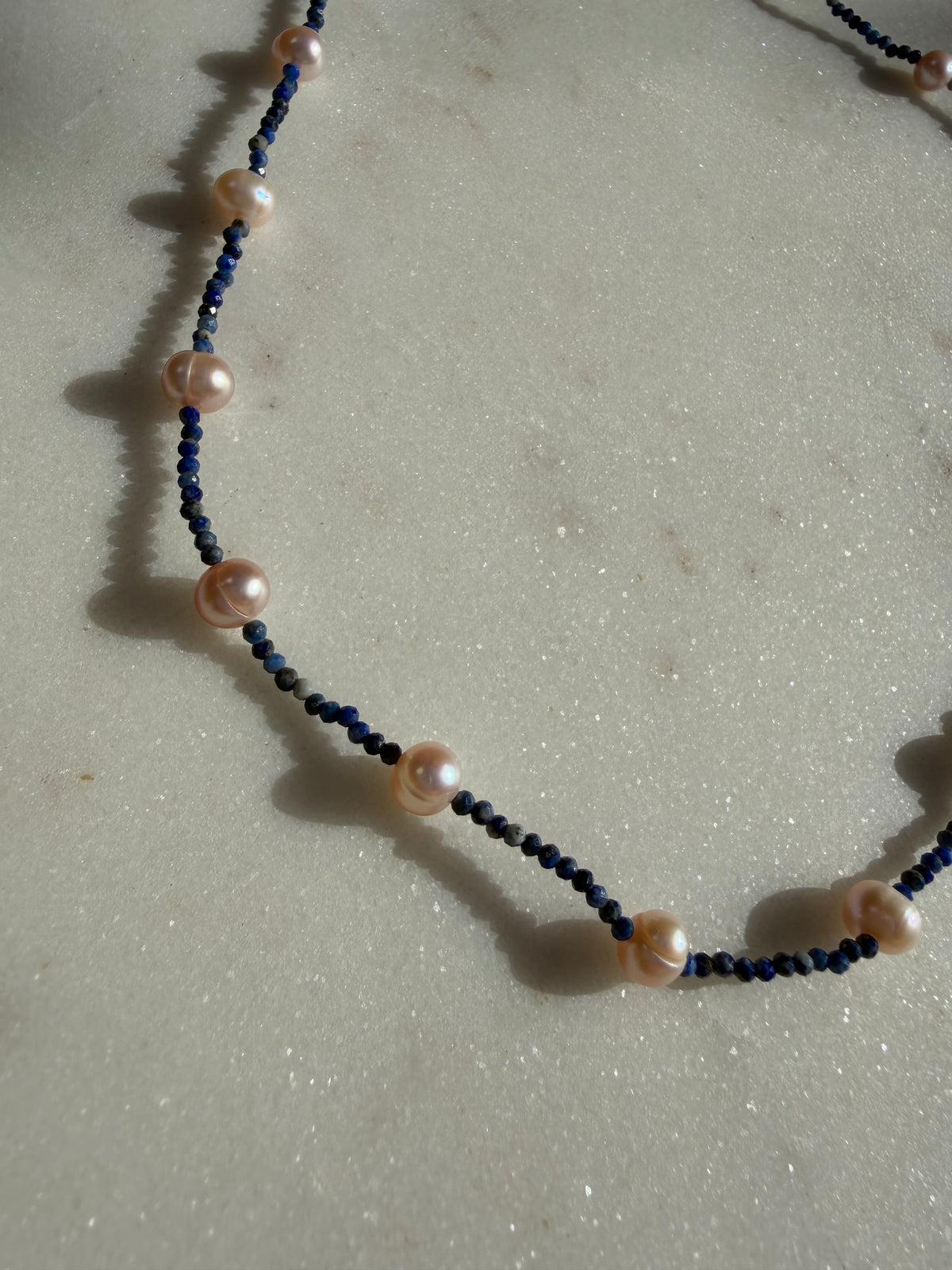 Future Nomads Necklaces Midnight Pearl Necklace