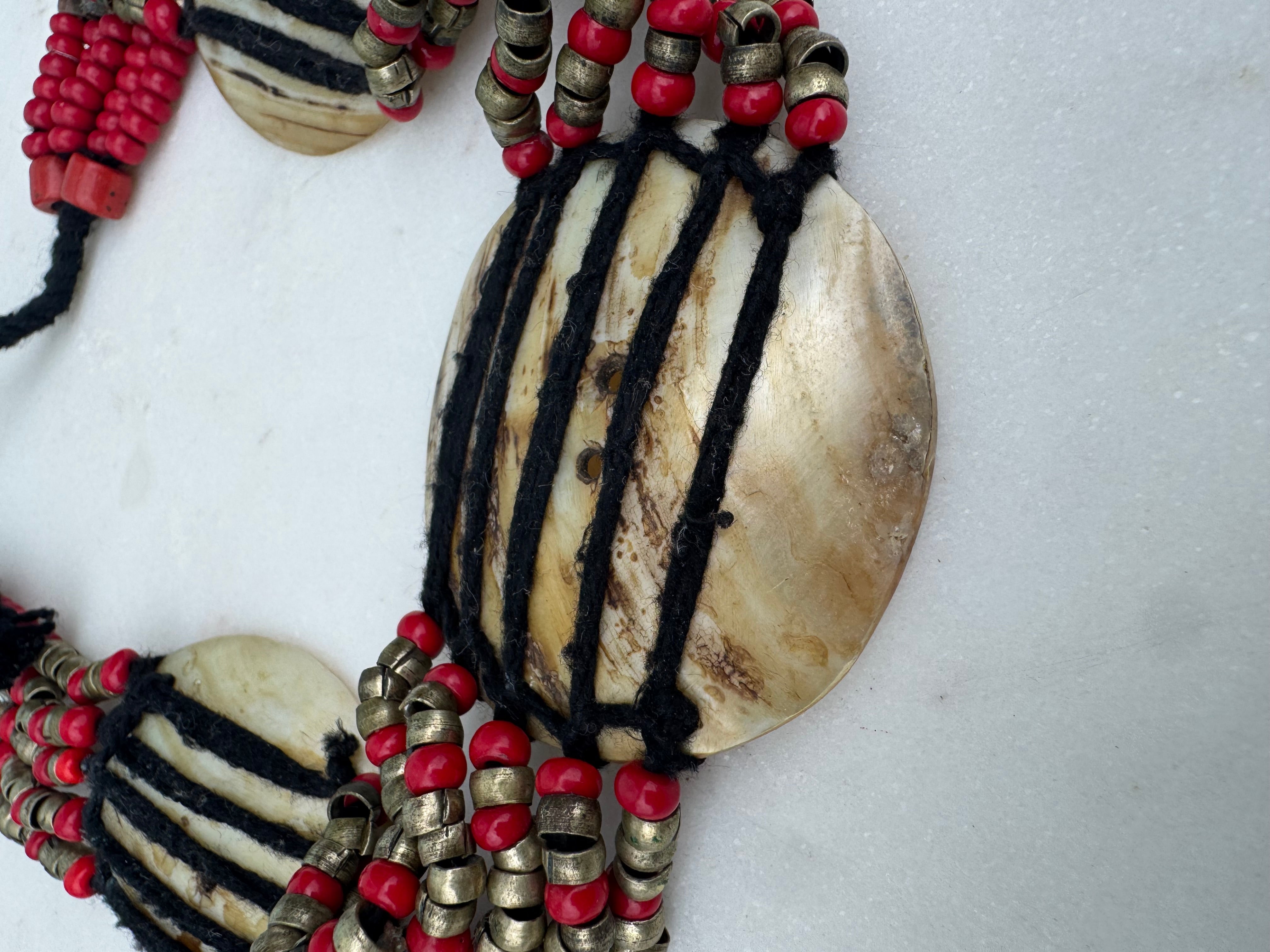 Mother Of Pearl Tribal Choker | Necklaces