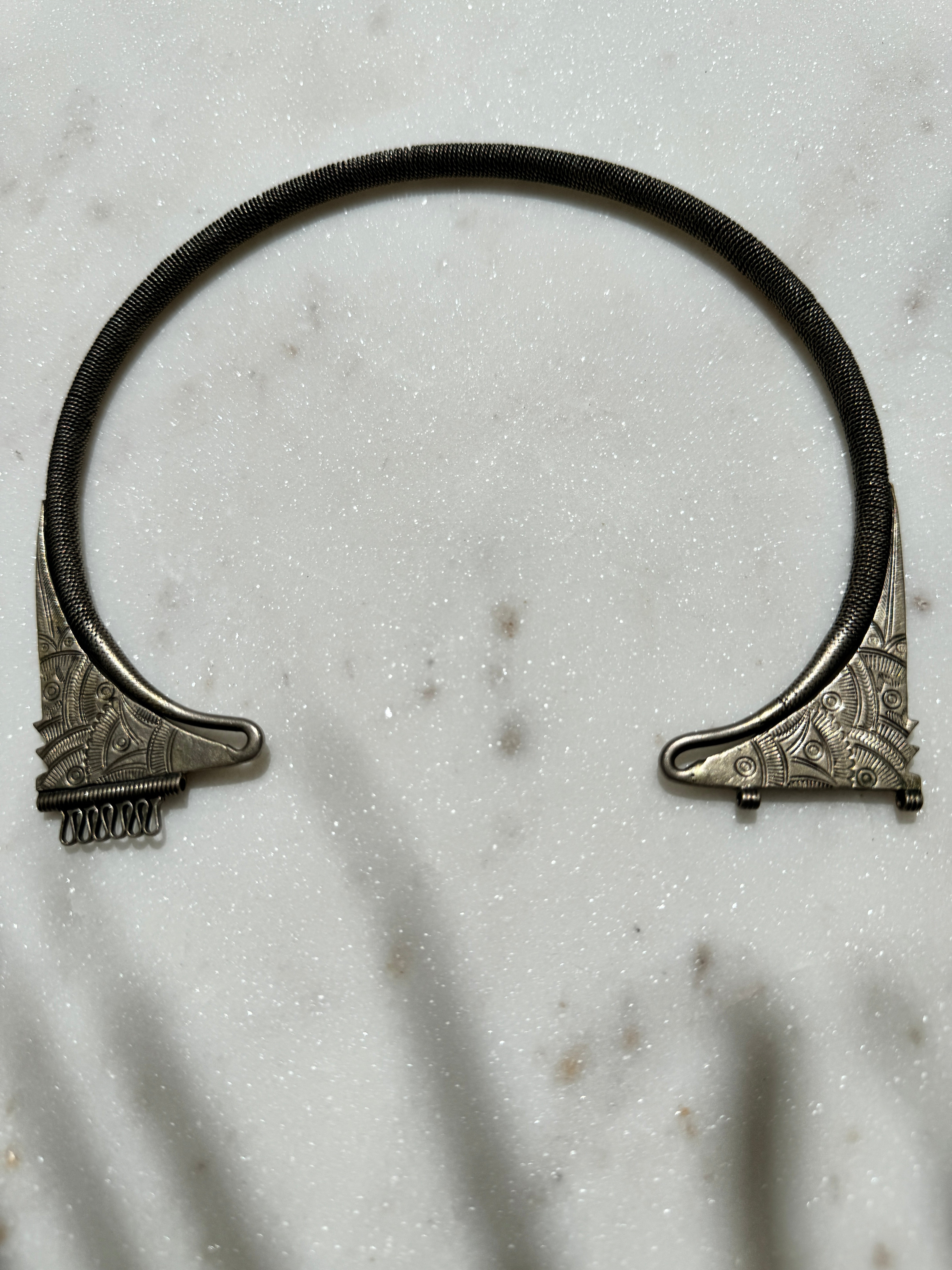 Future Nomads Necklaces Naga  Land Tribal Old Silver Collar