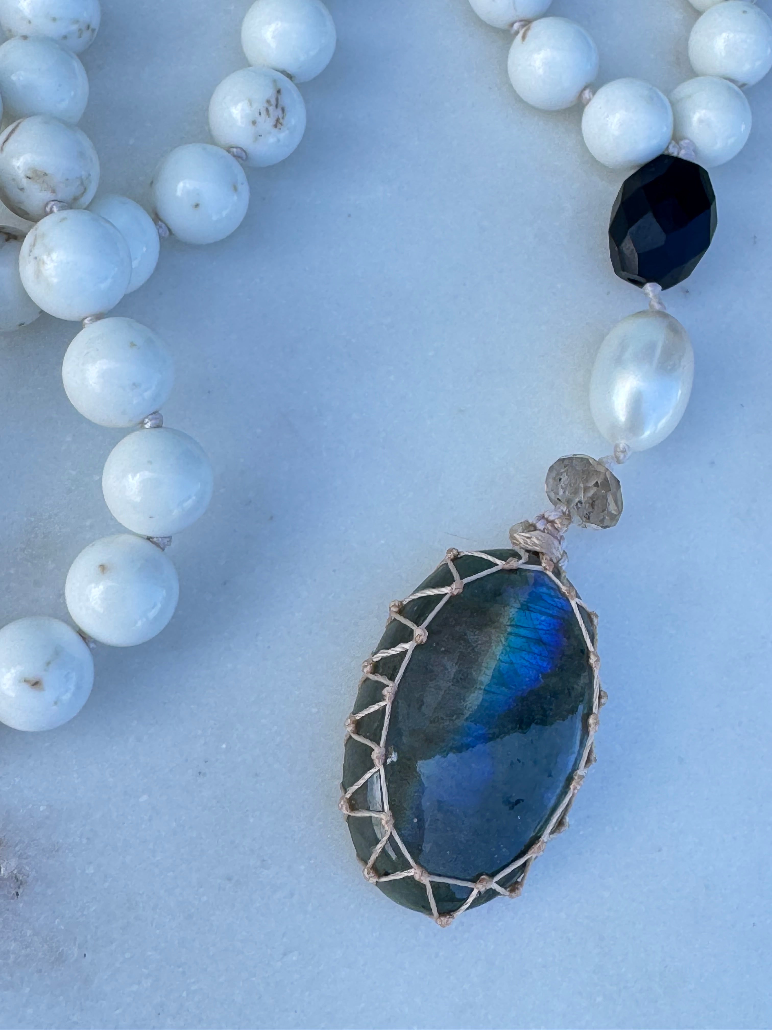 Future Nomads Necklaces One size Carnelian Copper & Howlite Mala 1