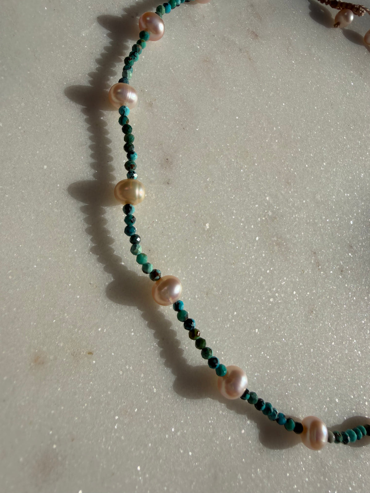 Future Nomads Necklaces Seafoam Pearl Necklace
