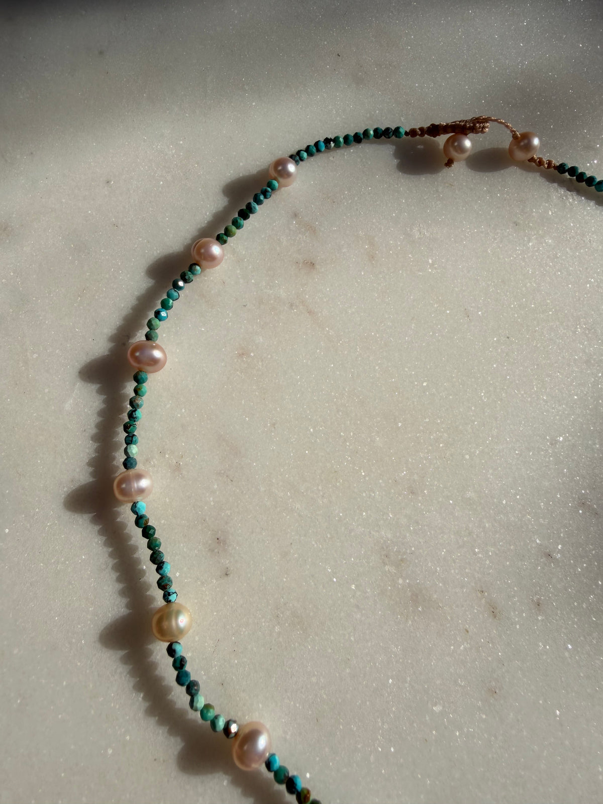 Future Nomads Necklaces Seafoam Pearl Necklace