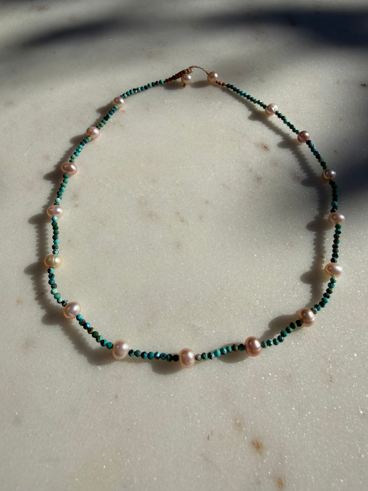 Future Nomads Necklaces Seafoam Pearl Necklace