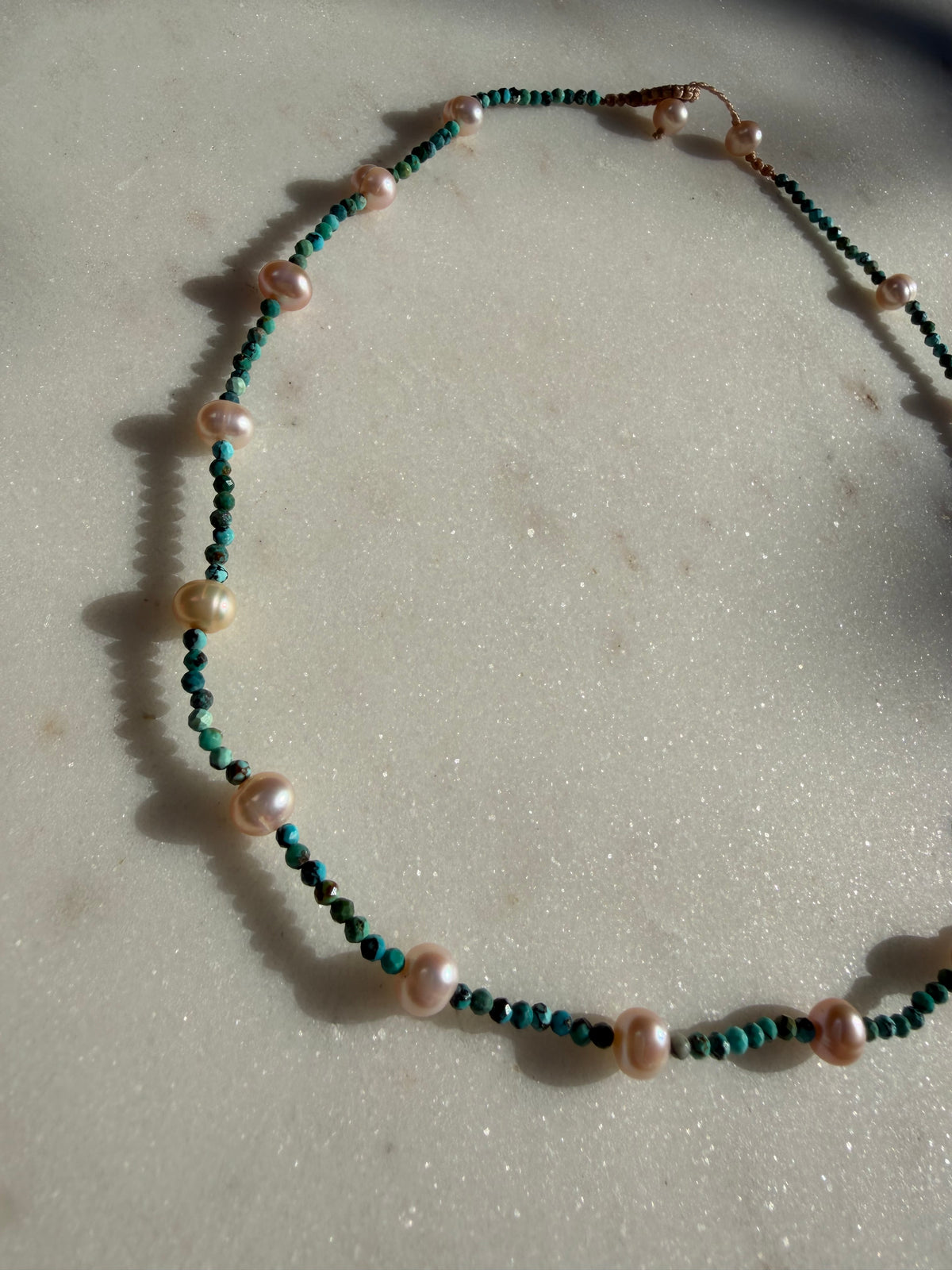 Future Nomads Necklaces Seafoam Pearl Necklace