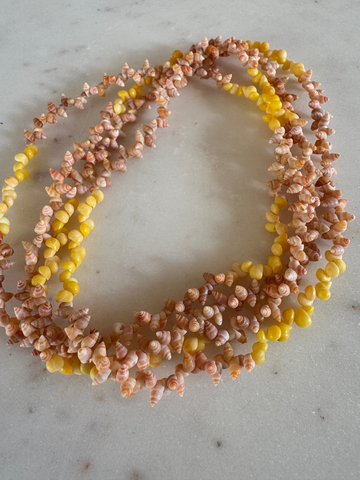 Shell Strand Shell Strand Necklace Sunset – Jetsetbohemian
