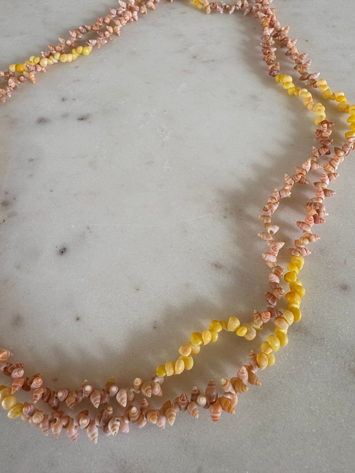 Shell Strand Shell Strand Necklace Sunset – Jetsetbohemian