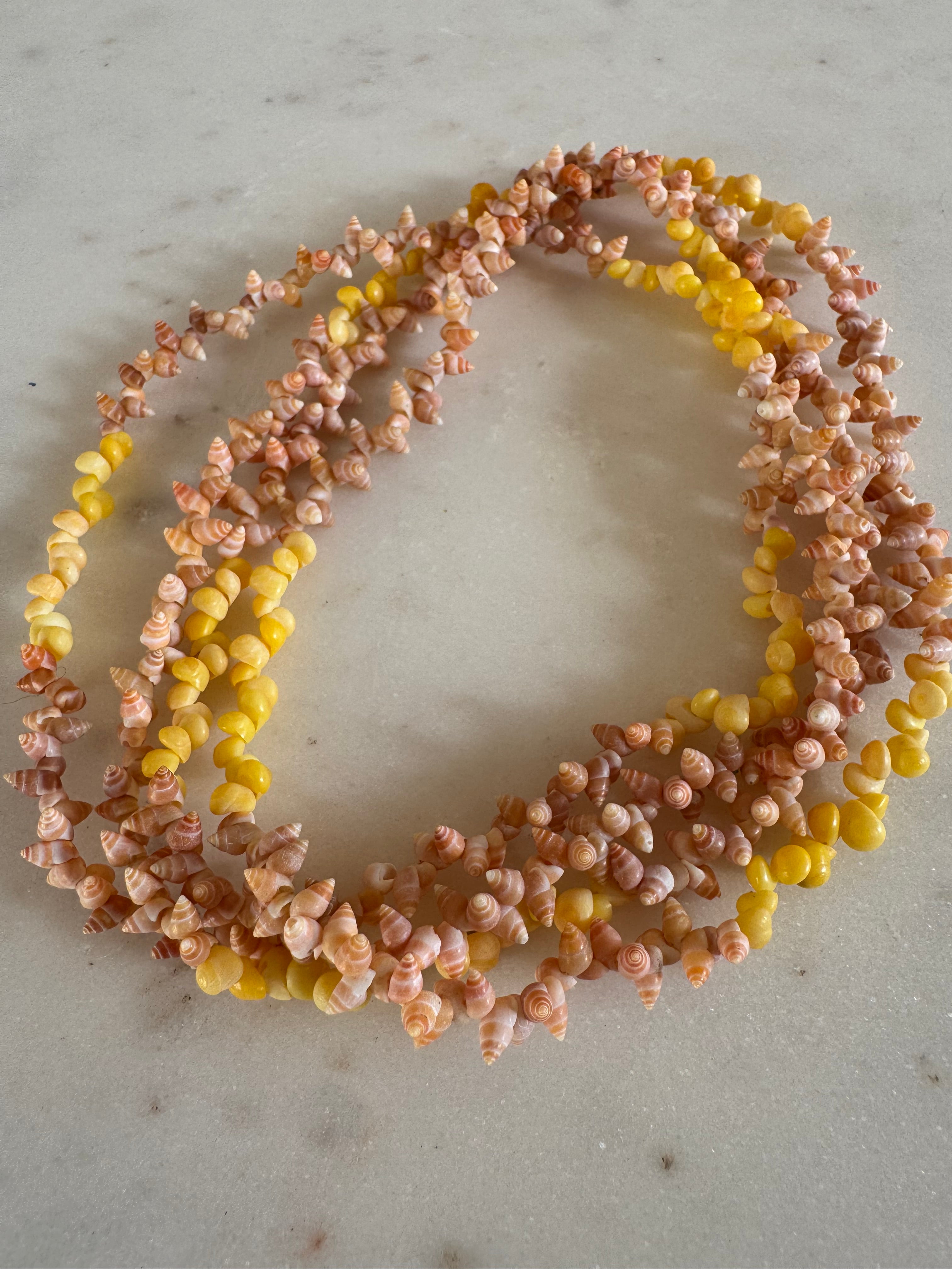 Shell Strand Necklace Sunset | Necklaces