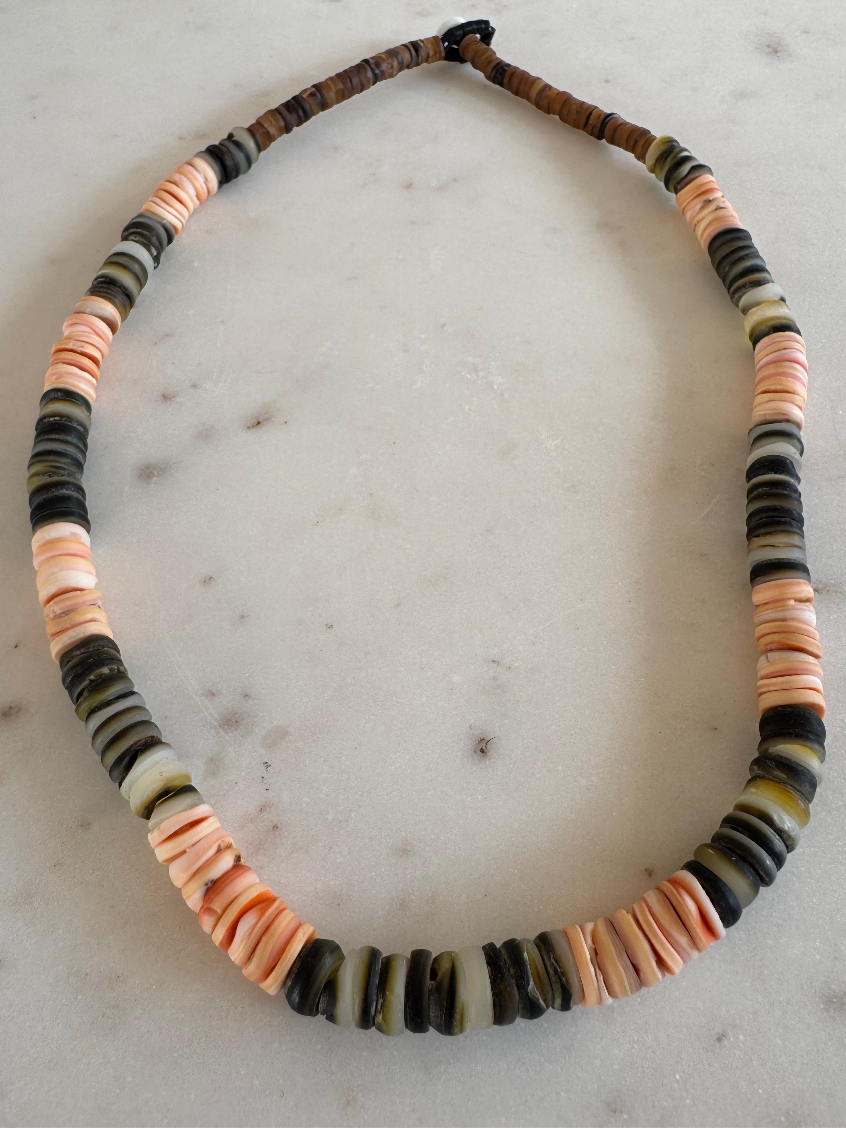 Solomon Necklace Pink Brown | Necklaces