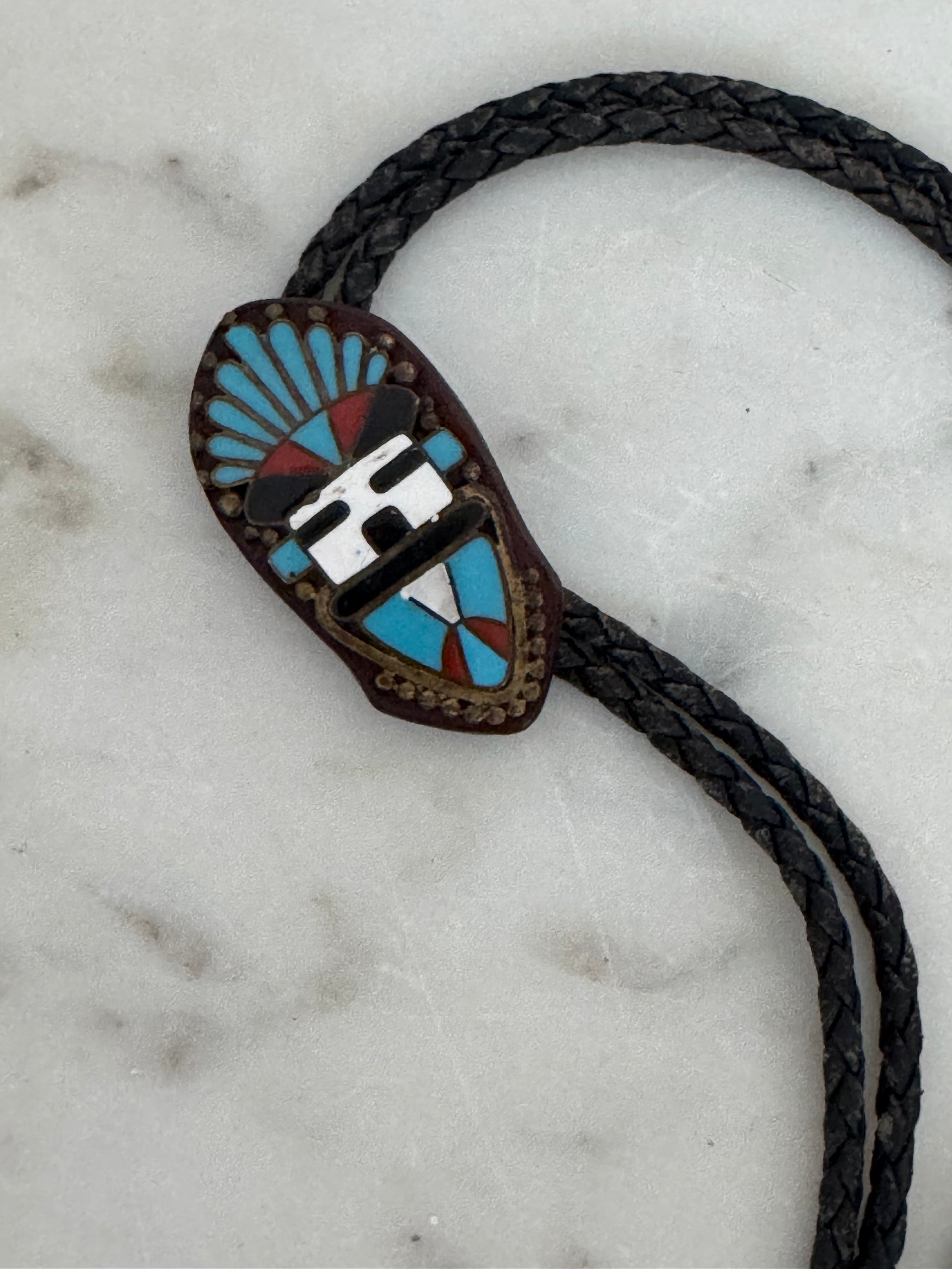 Future Nomads Necklaces Vintage Aztec Bolo Tie