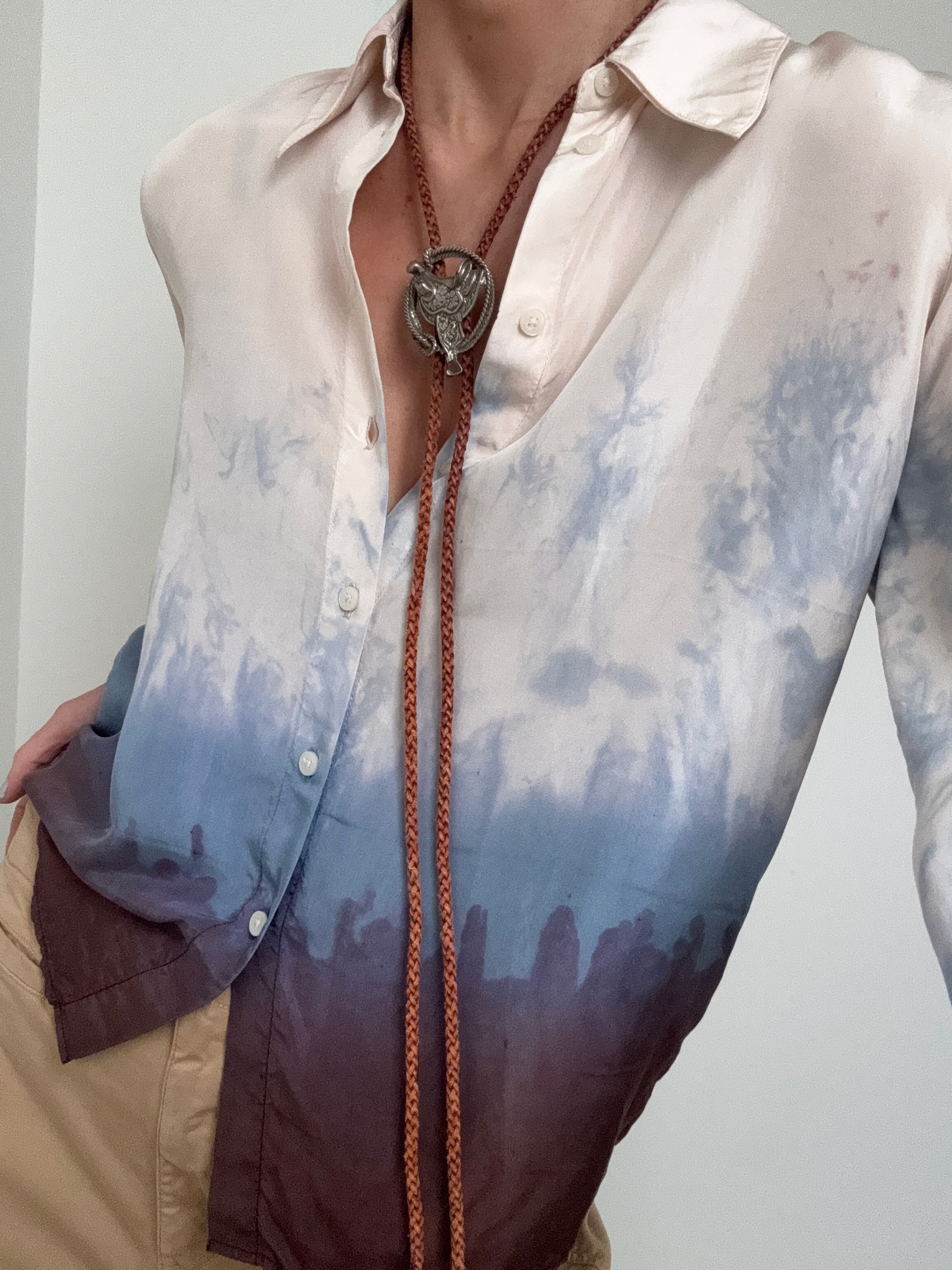 Future Nomads Necklaces Vintage Aztec Bolo Tie