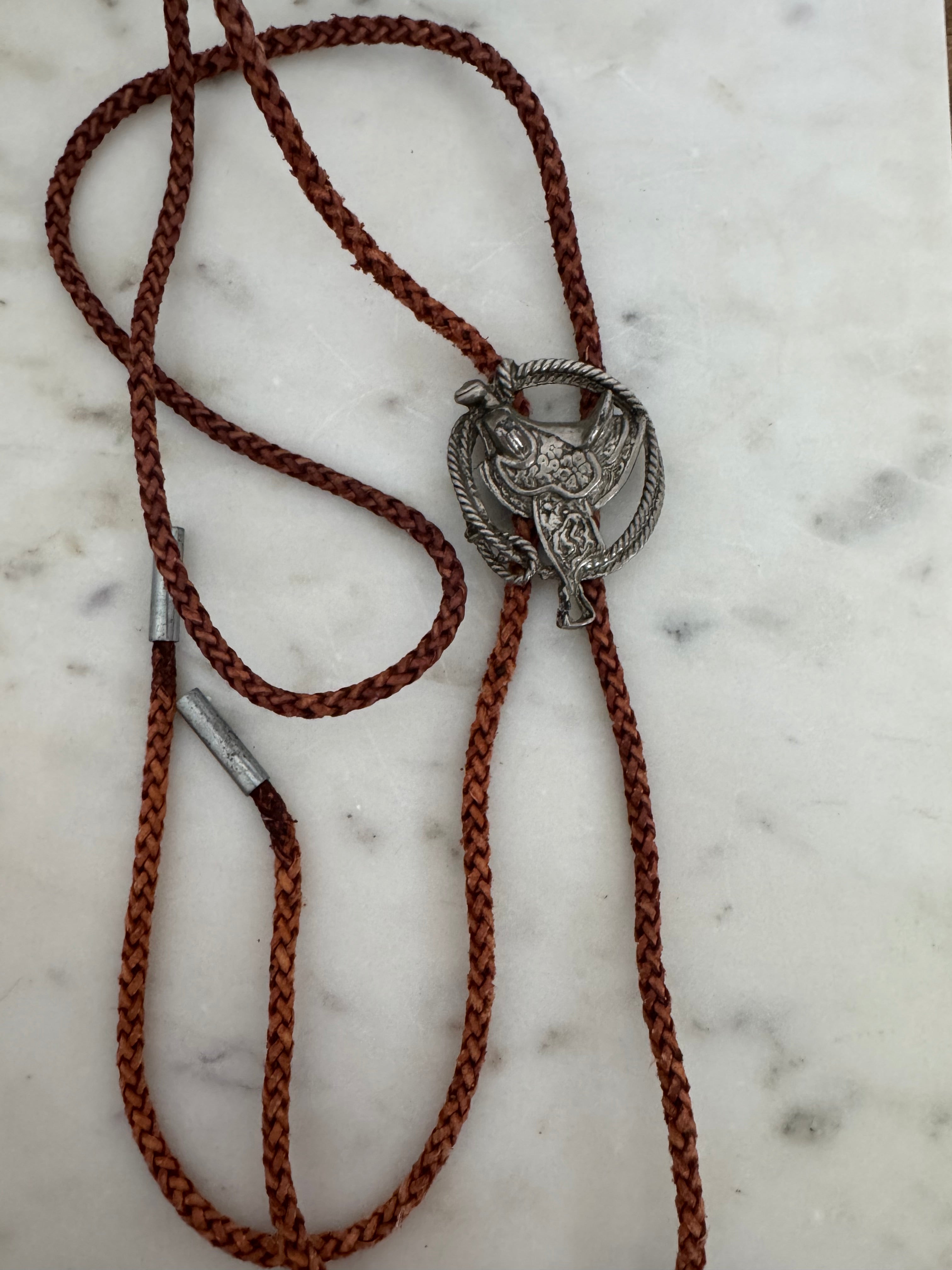 Future Nomads Necklaces Vintage Saddle Bolo Tie