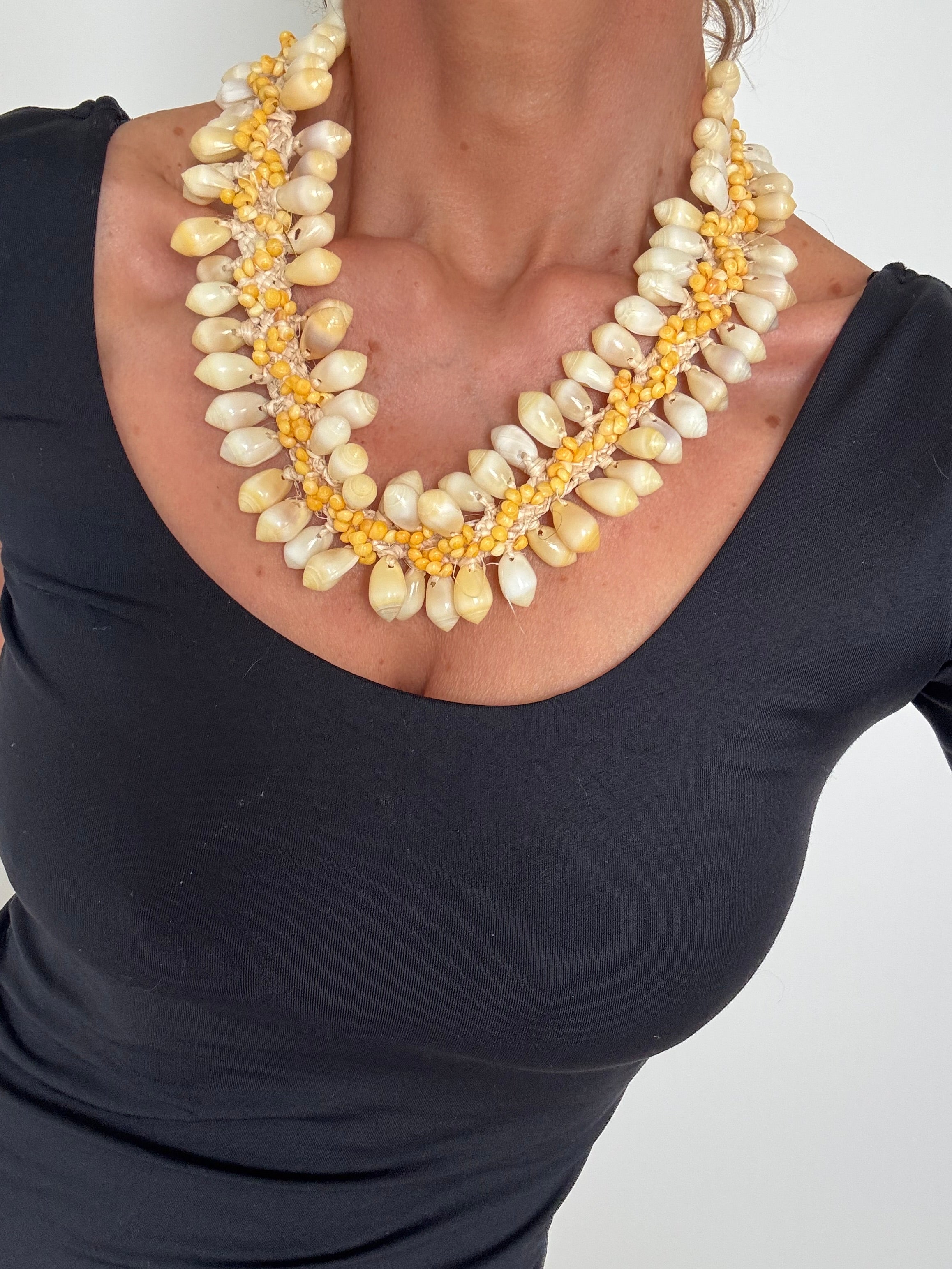 Woven Shell Necklace | Necklaces