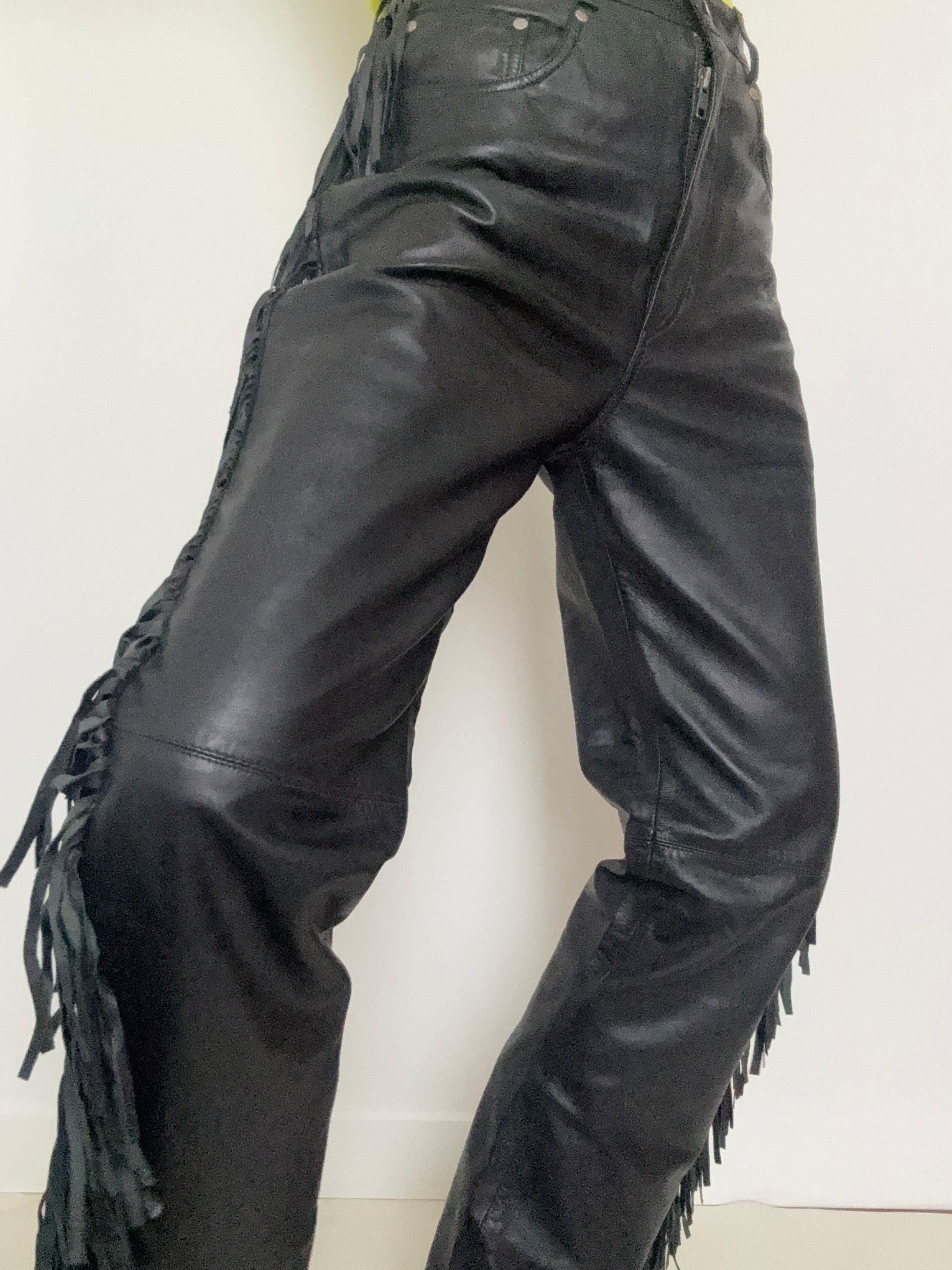 Saguaro Tassel Leather Pants | Pants