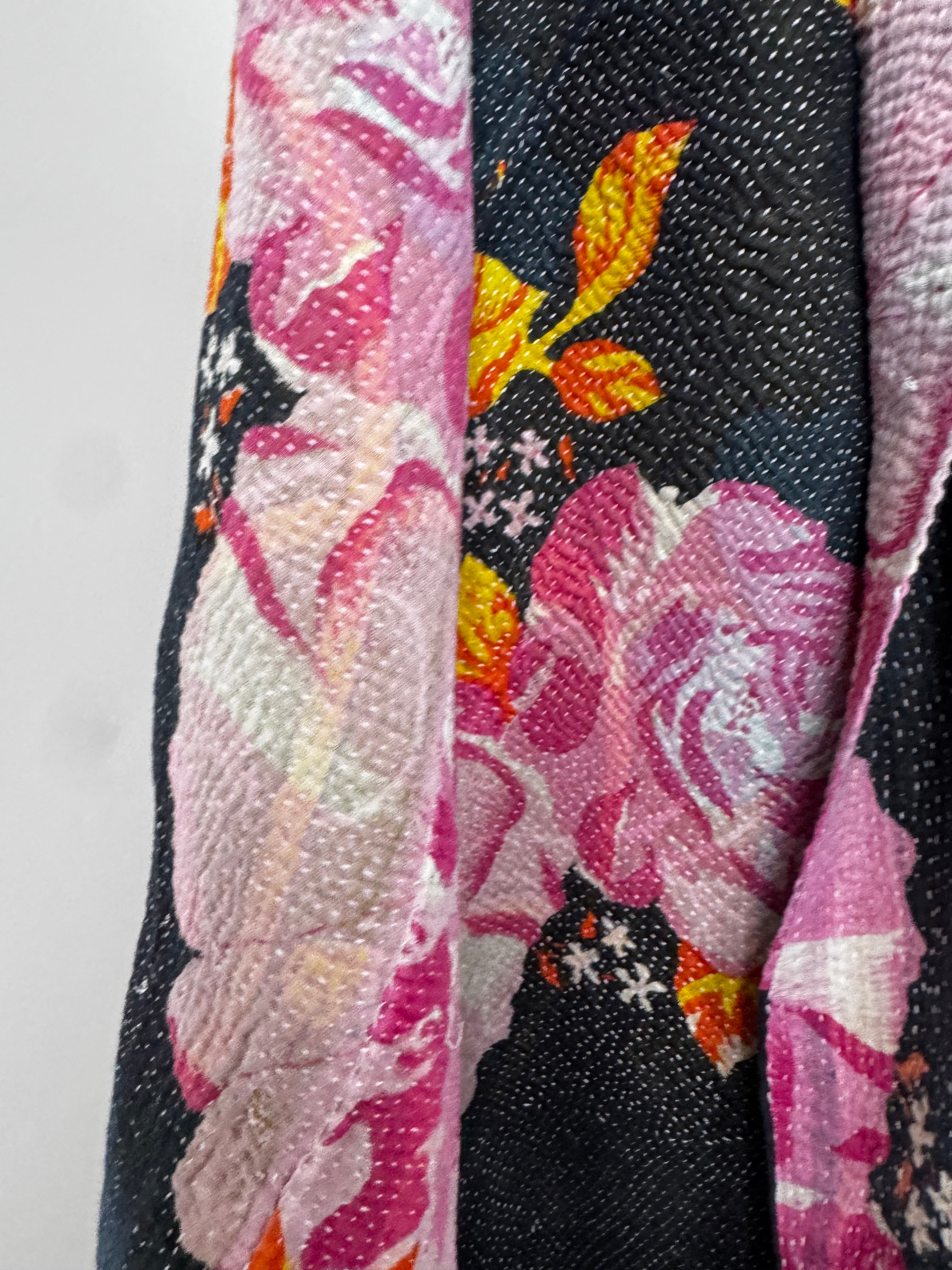 Future Nomads Quilts Multi Kantha Quilt Floral