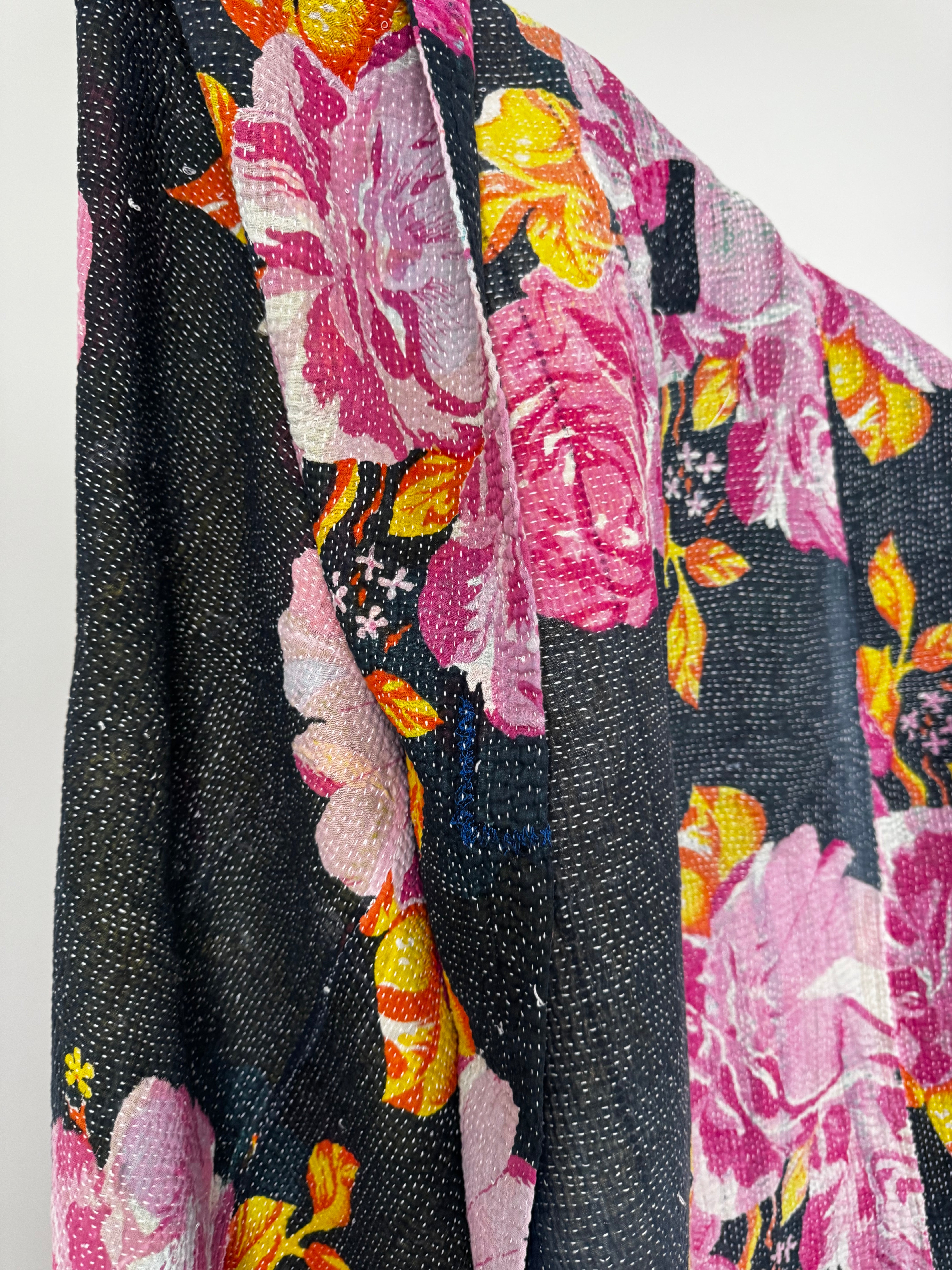 Future Nomads Quilts Multi Kantha Quilt Floral