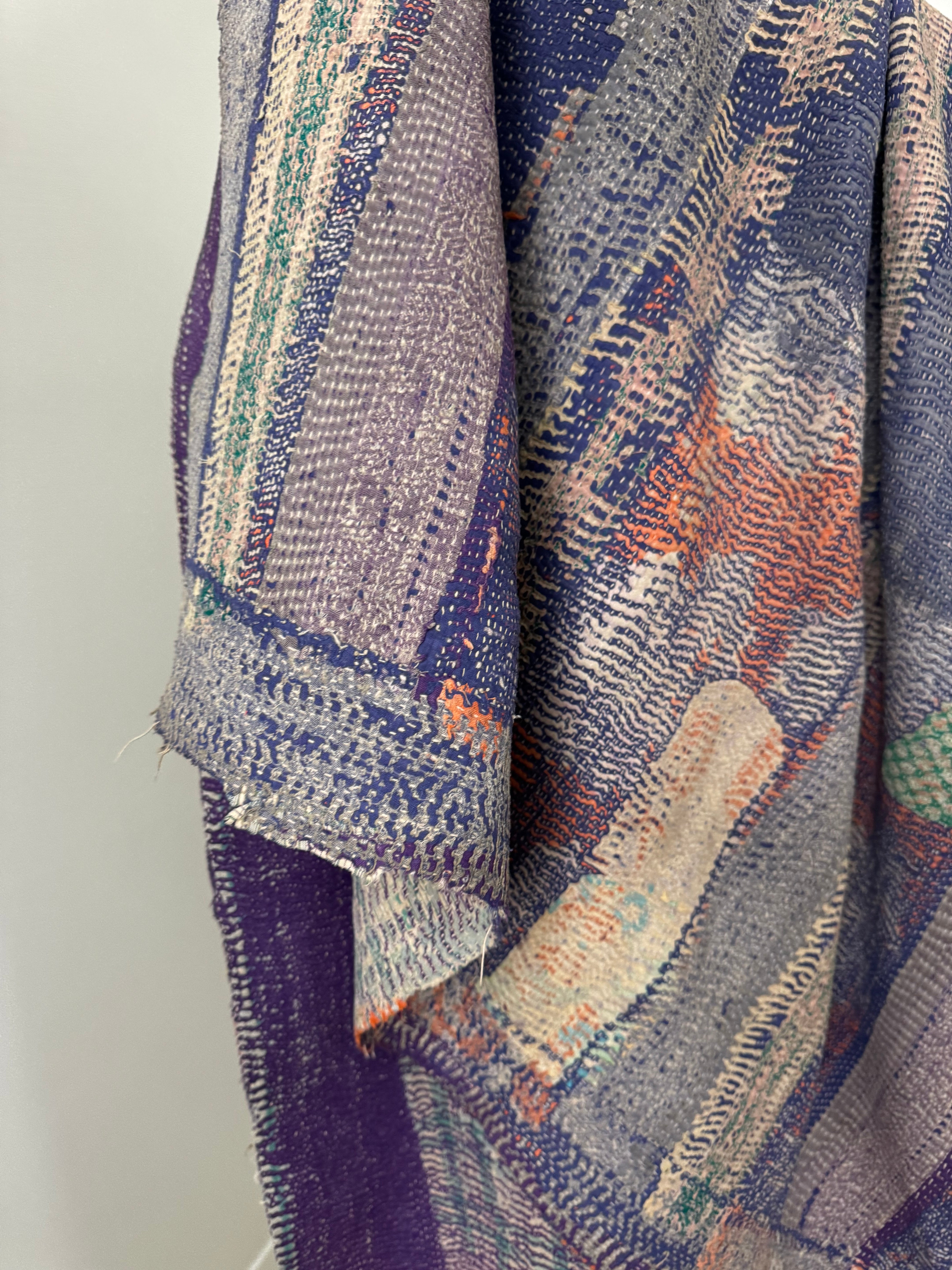 Kantha Quilt Purple | Quilts
