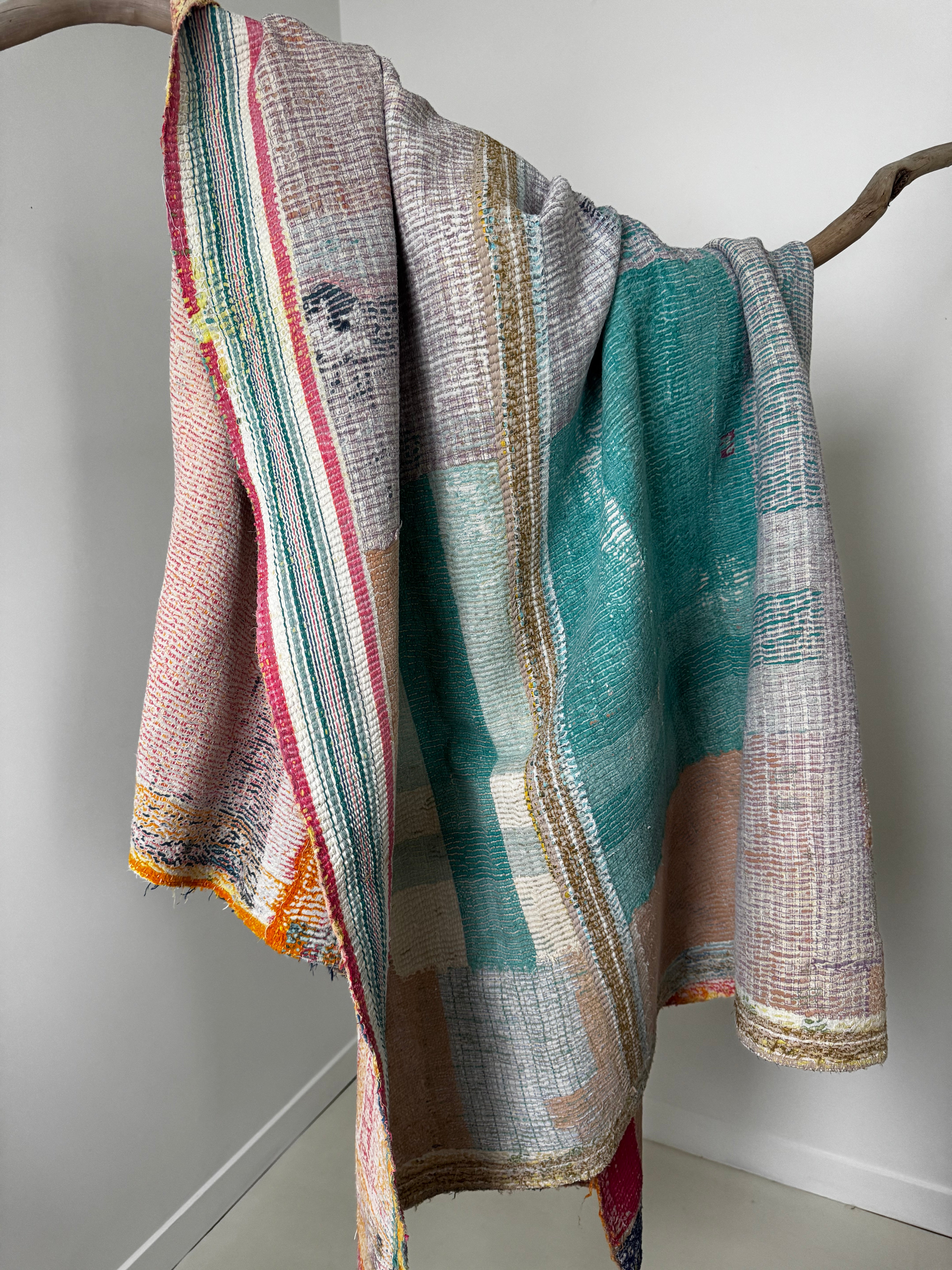 Future Nomads Quilts Multi Kantha Quilt Sunset