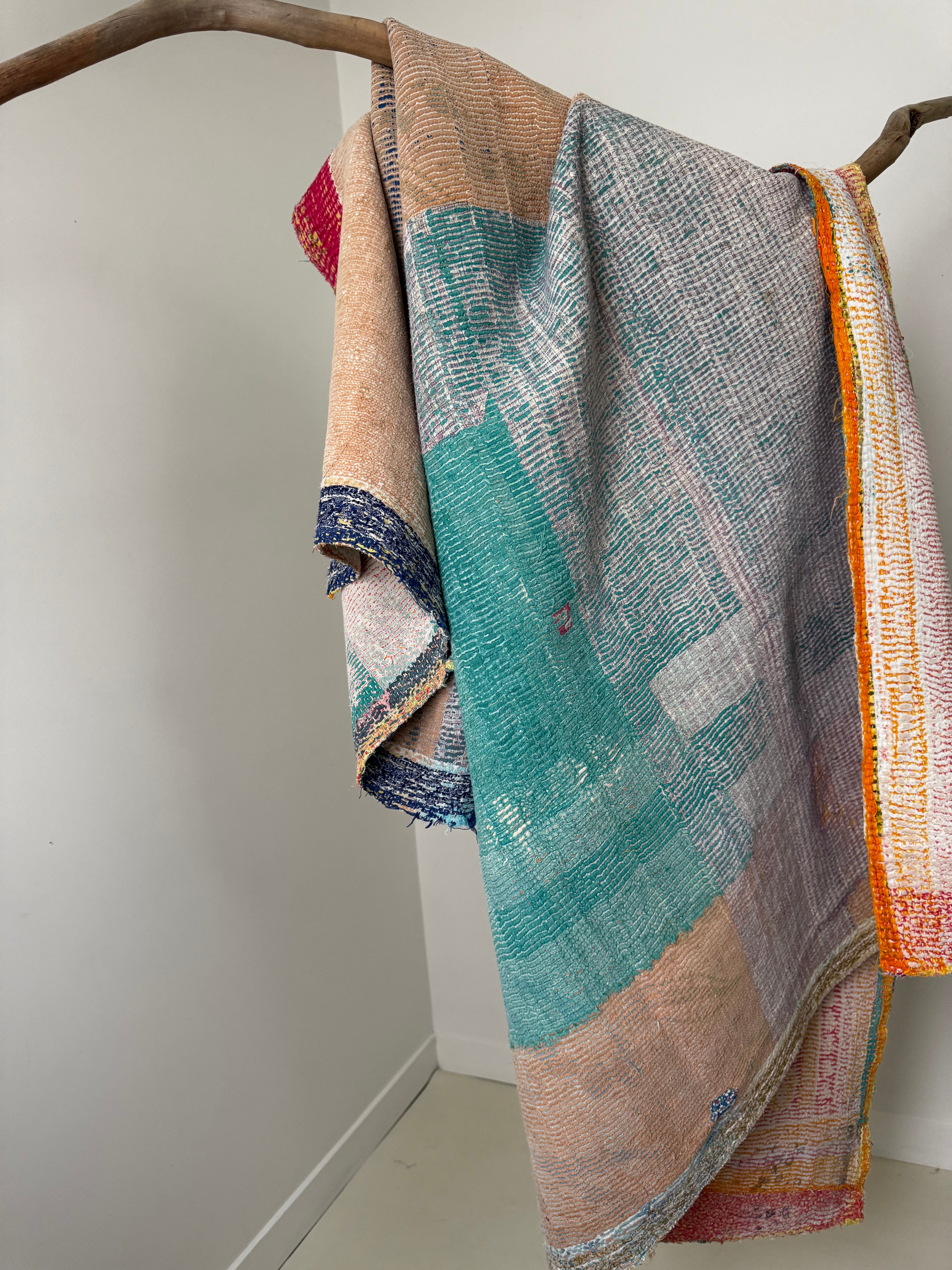 Future Nomads Quilts Multi Kantha Quilt Sunset