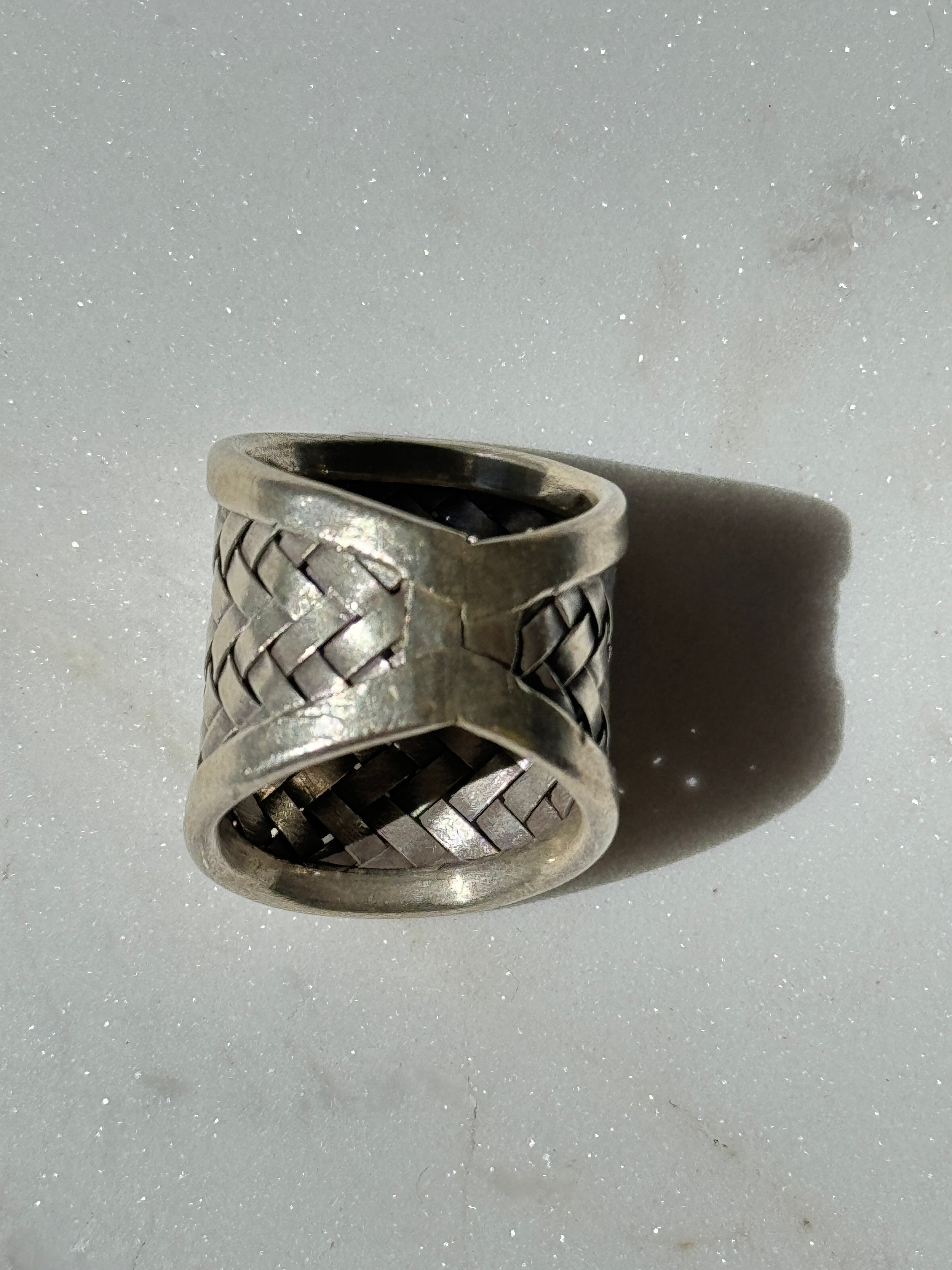 Future Nomads Rings Silver Lattice Ring