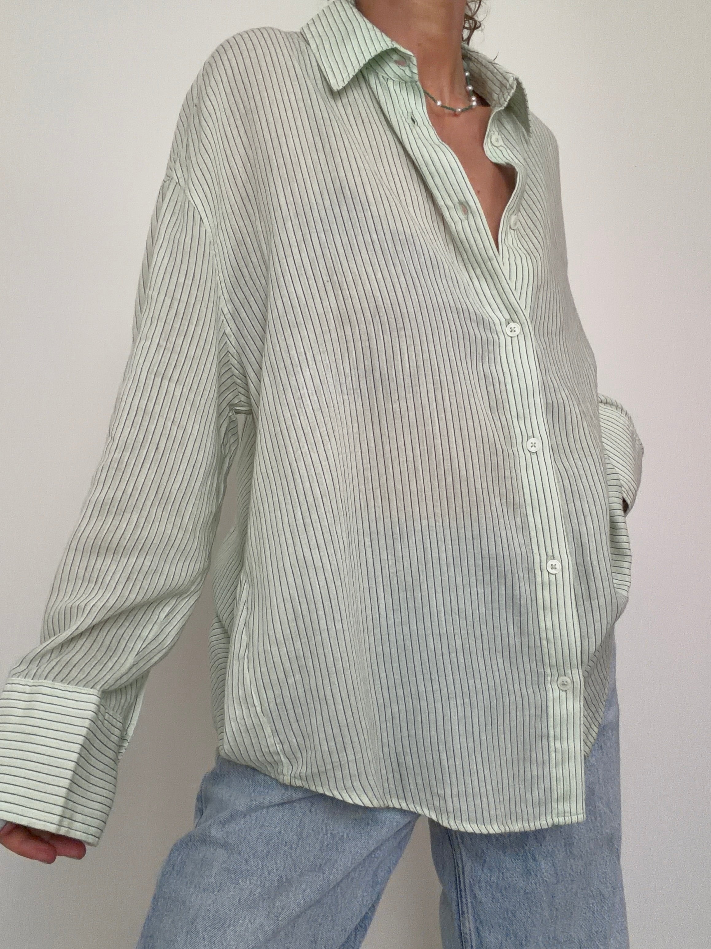 Riviera Pinstripe Shirt | Shirts