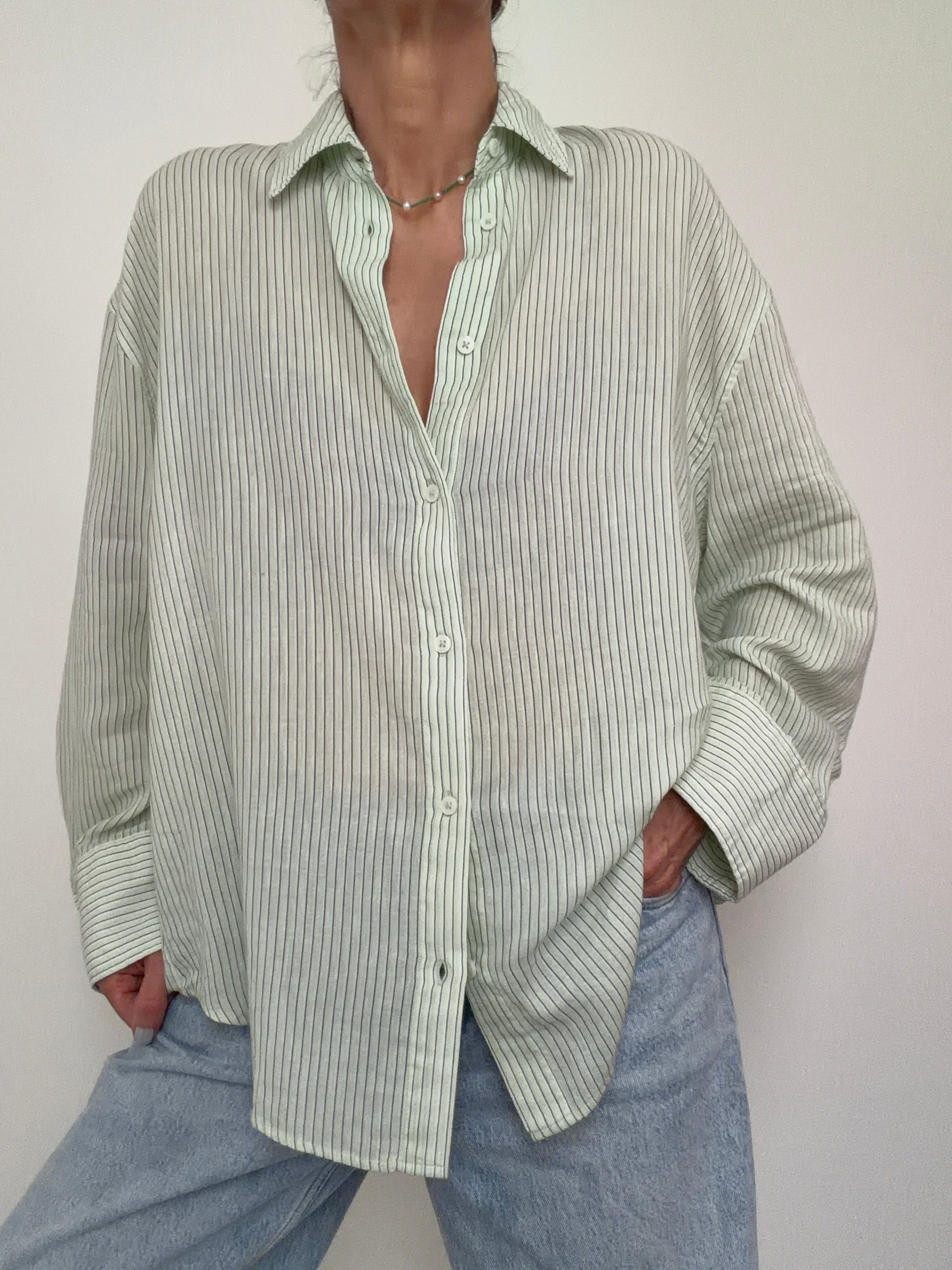 Riviera Pinstripe Shirt | Shirts