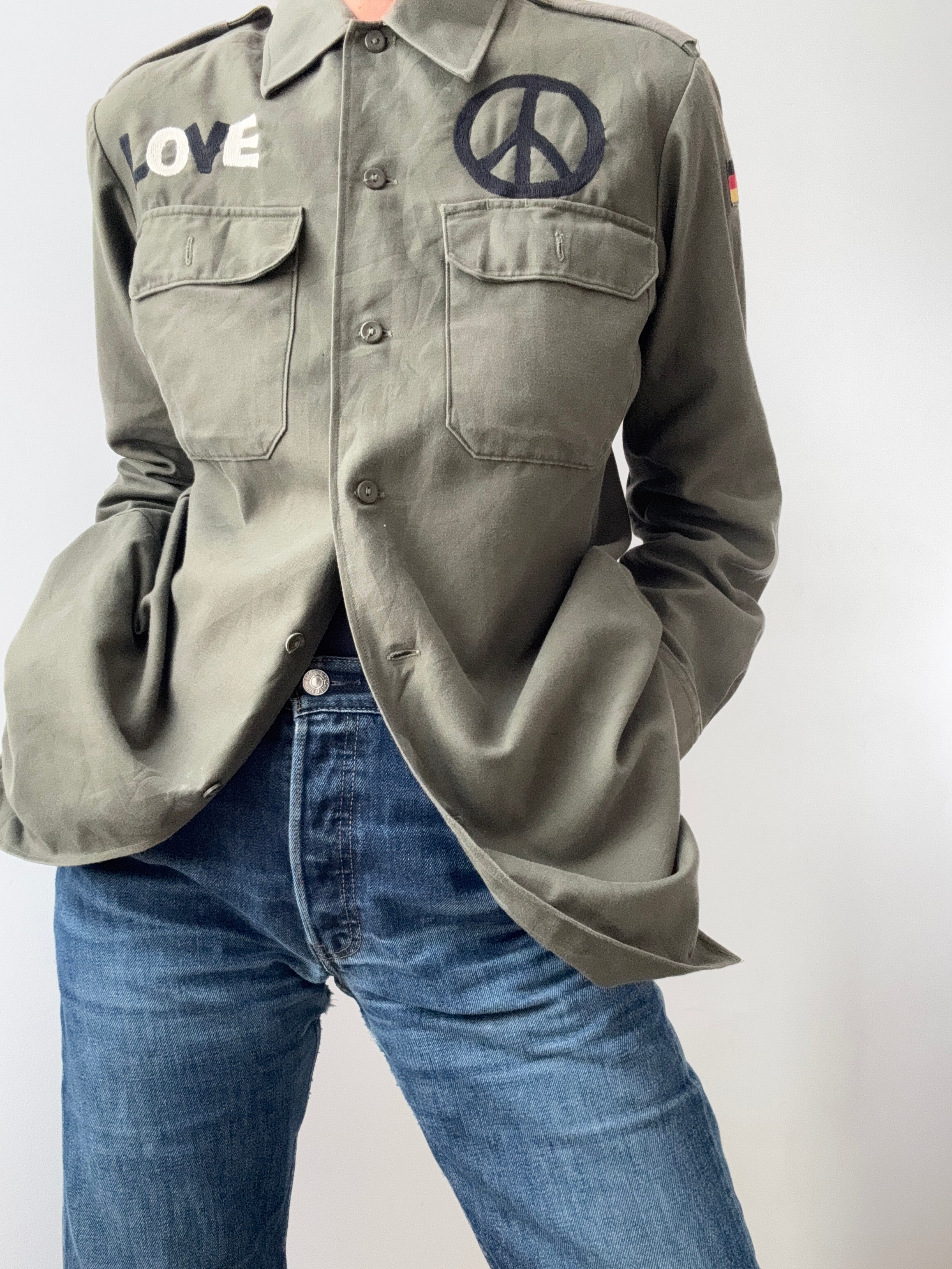 Peace Love Army Shirt AW251 | Shirts