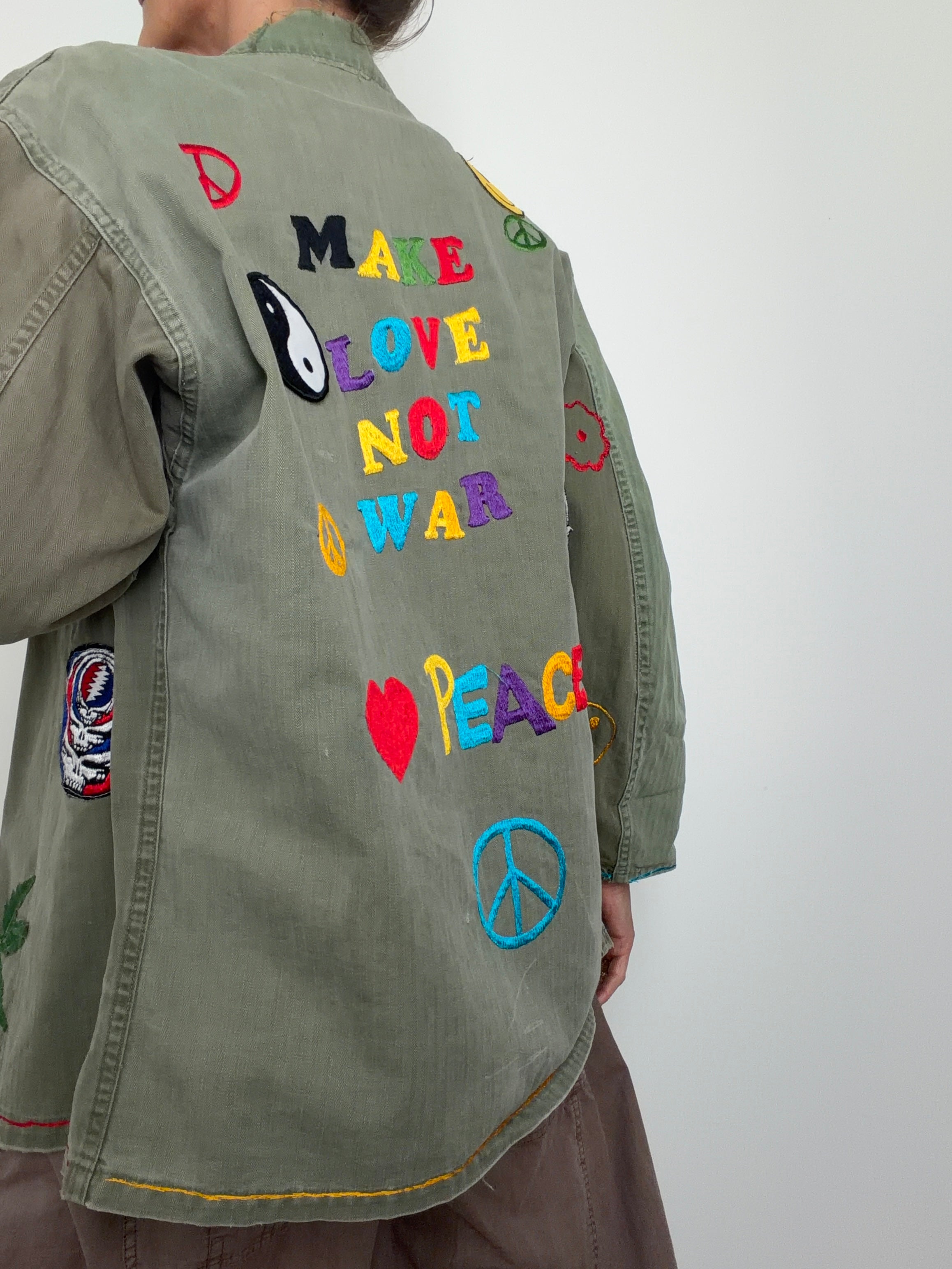 Future Nomads Shirts Vintage Army Shirt Badges