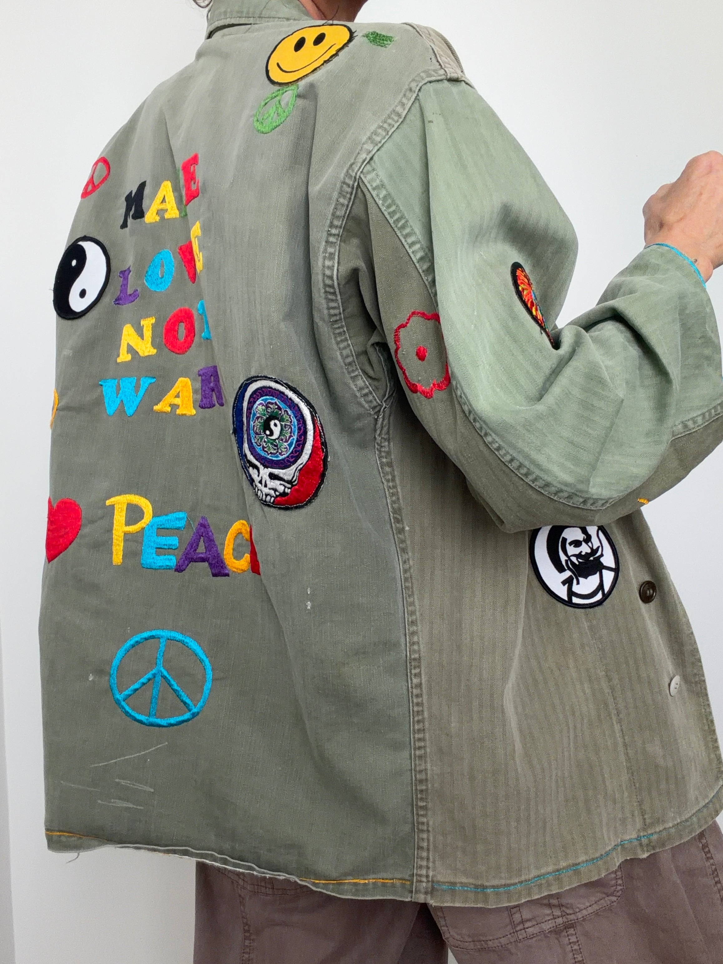 Future Nomads Shirts Vintage Army Shirt Badges