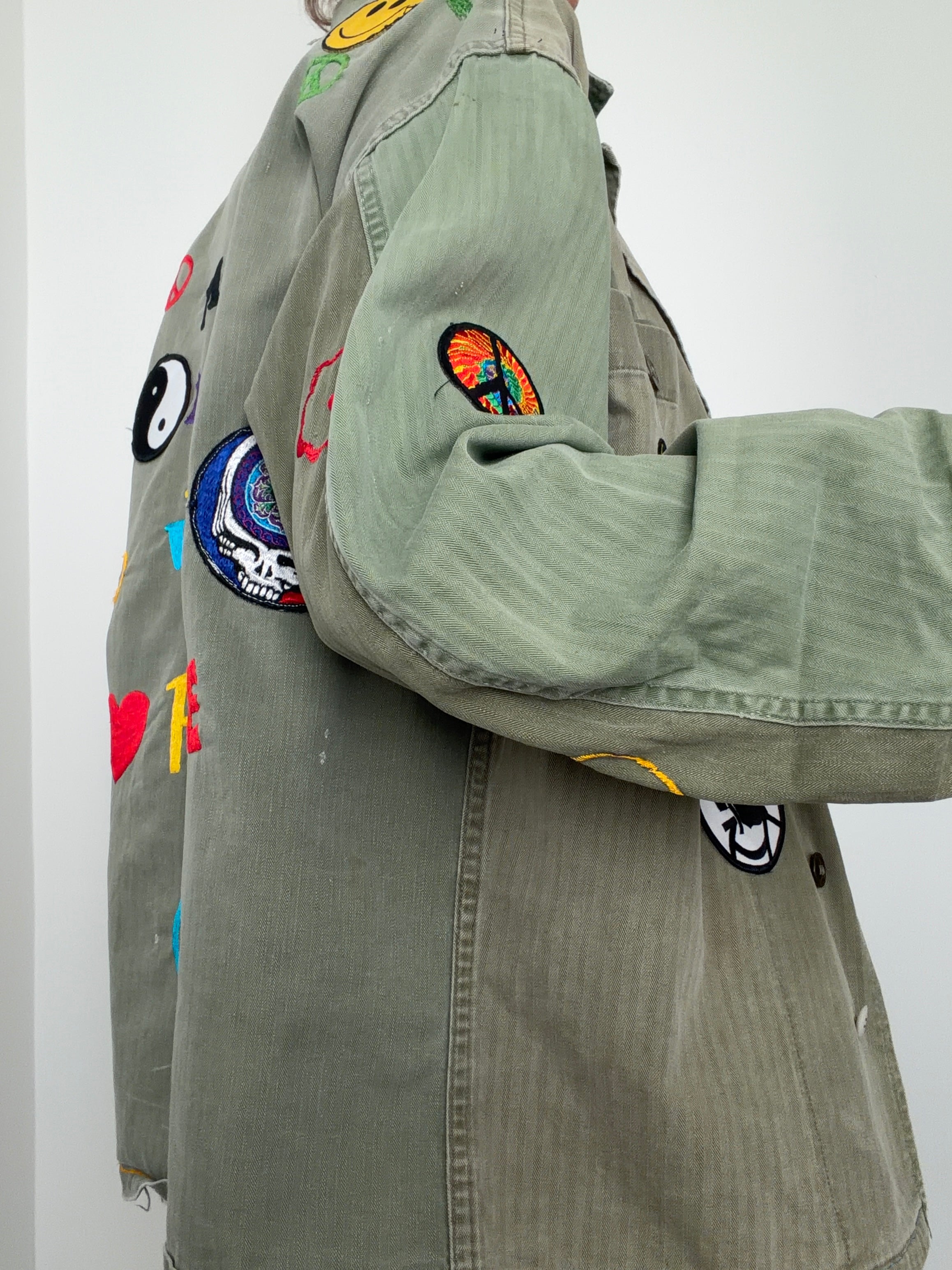 Future Nomads Shirts Vintage Army Shirt Badges