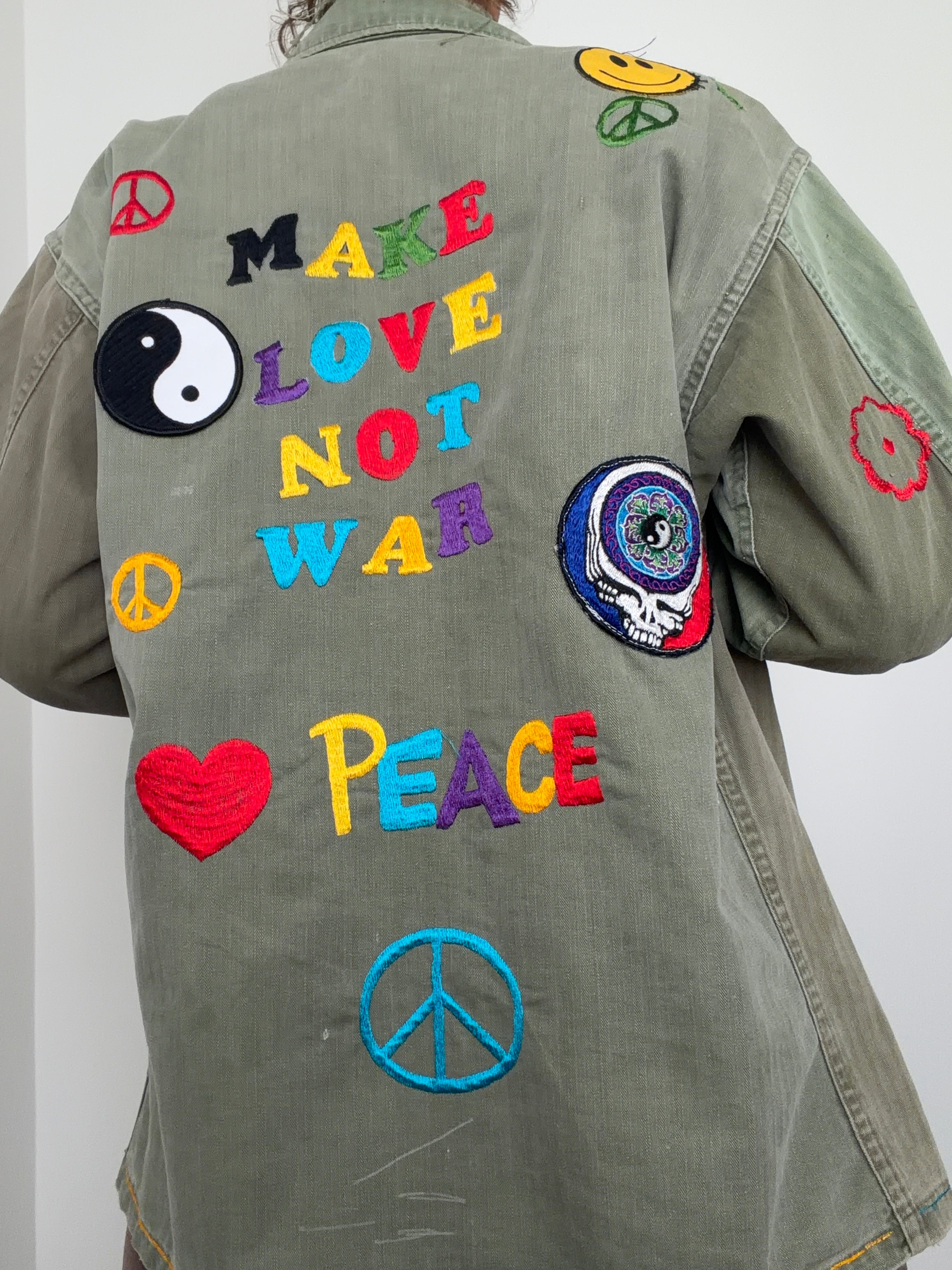 Future Nomads Shirts Vintage Army Shirt Badges