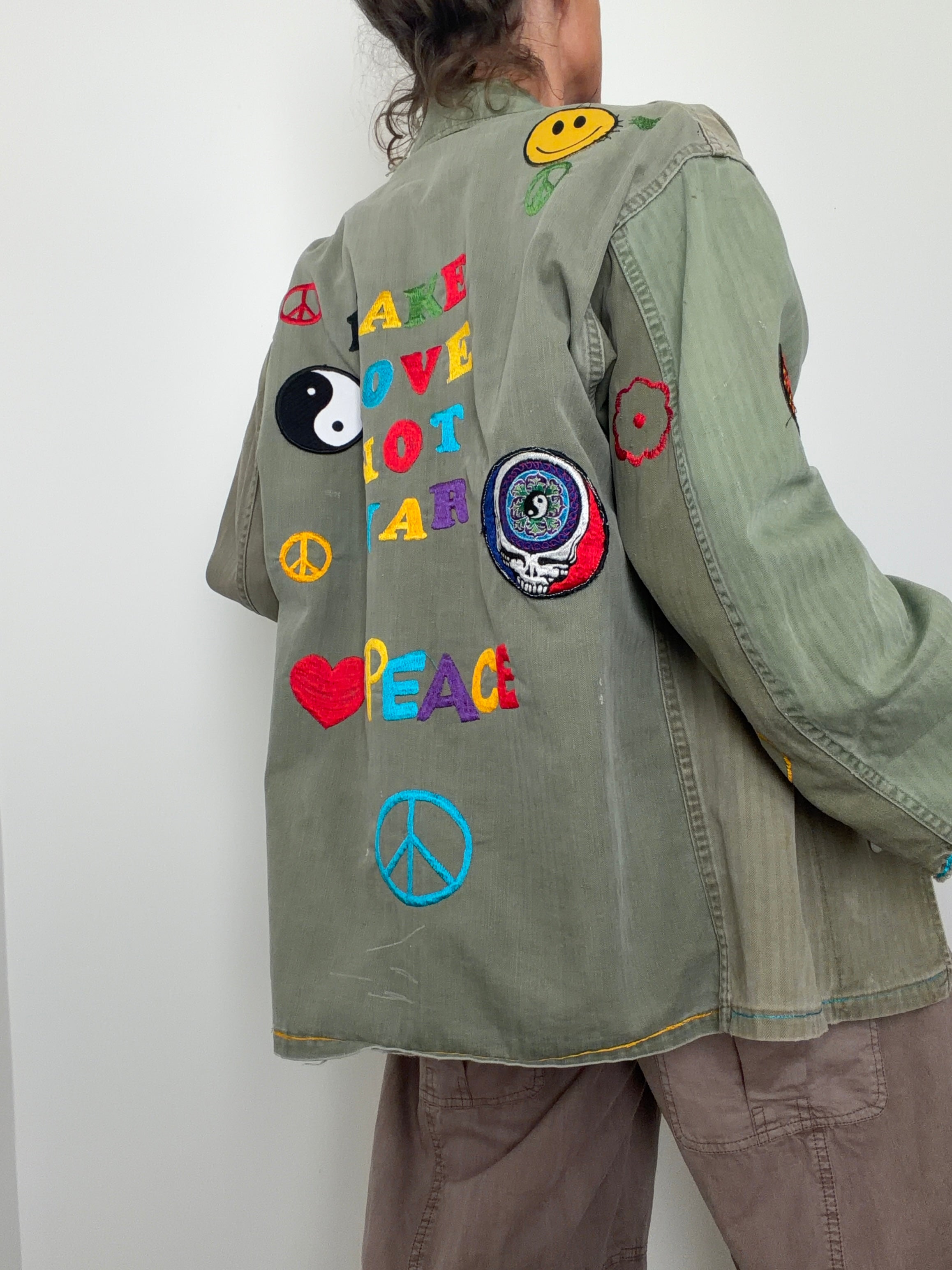 Future Nomads Shirts Vintage Army Shirt Badges