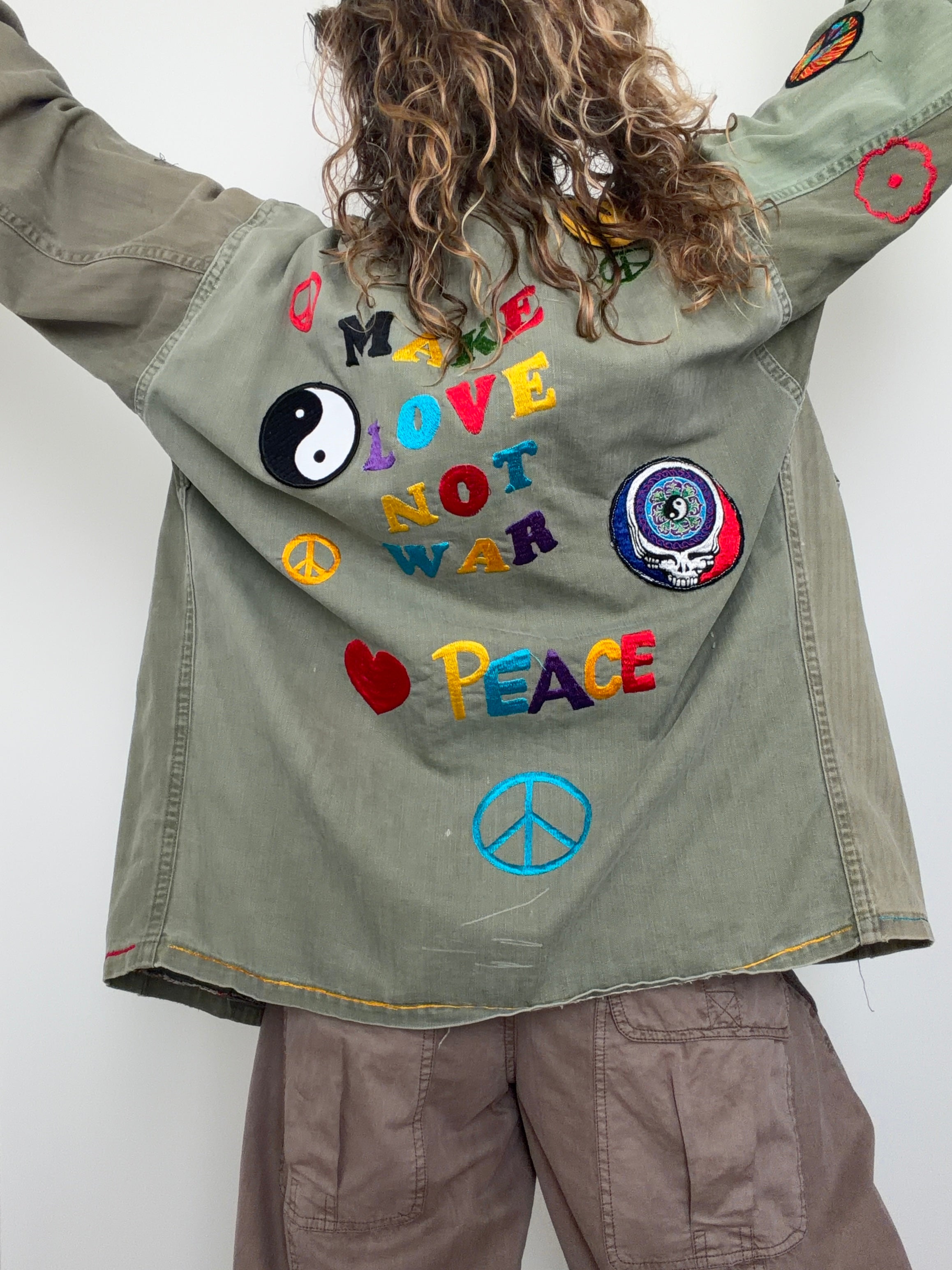 Future Nomads Shirts Vintage Army Shirt Badges