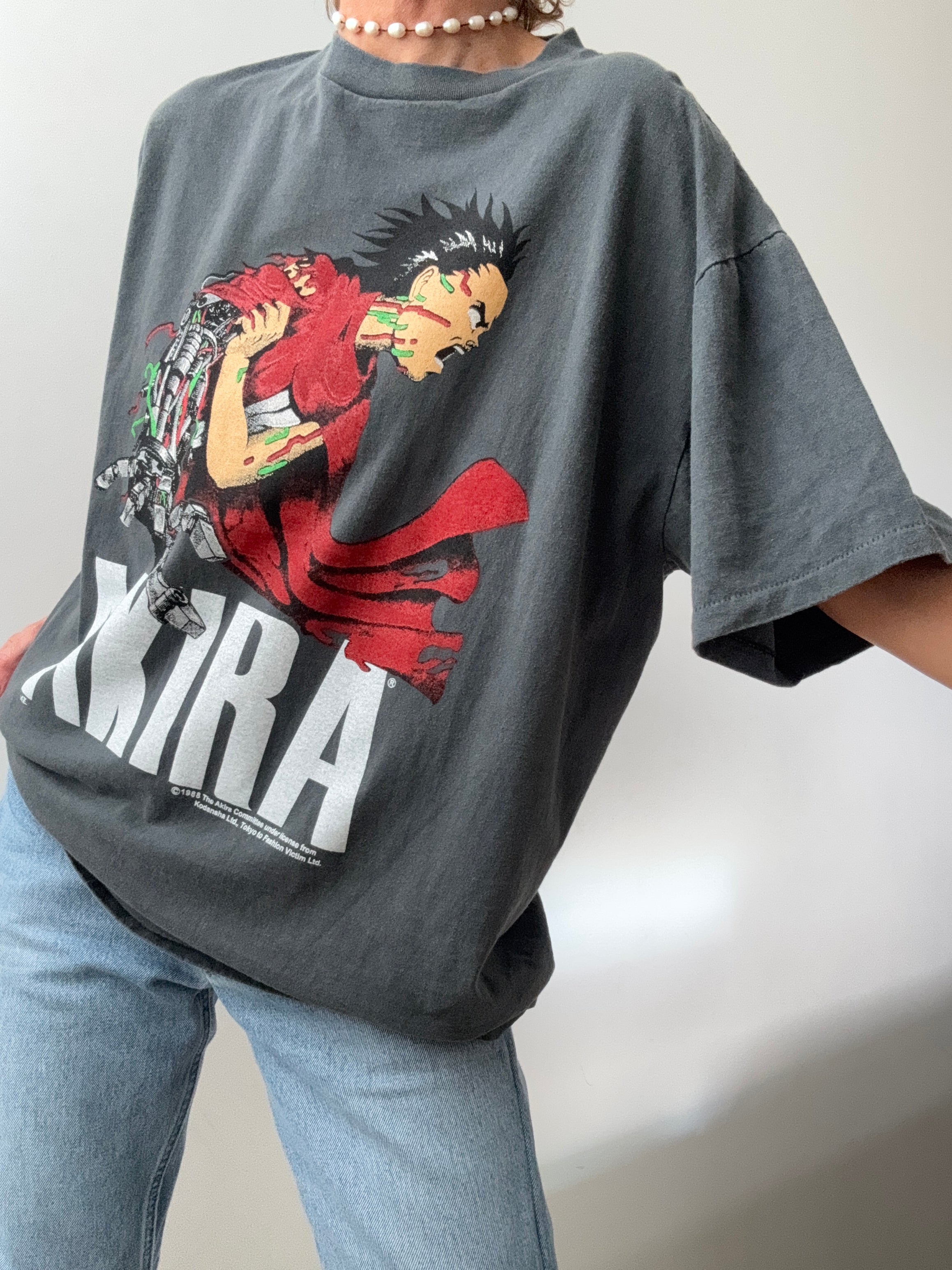 Akira Black Tee | Tops