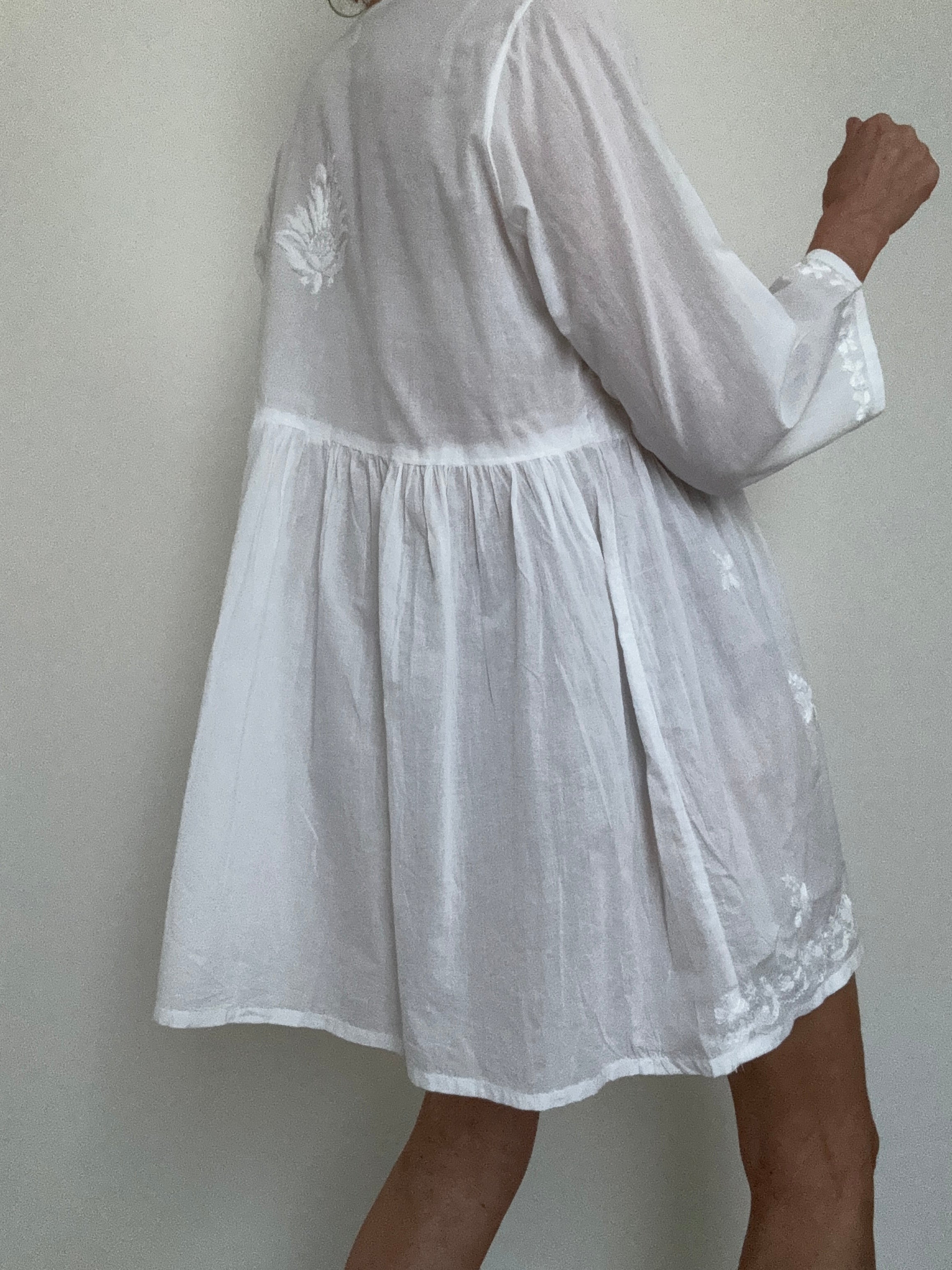 Future Nomads Tops Crossover Tunic Mini Dress