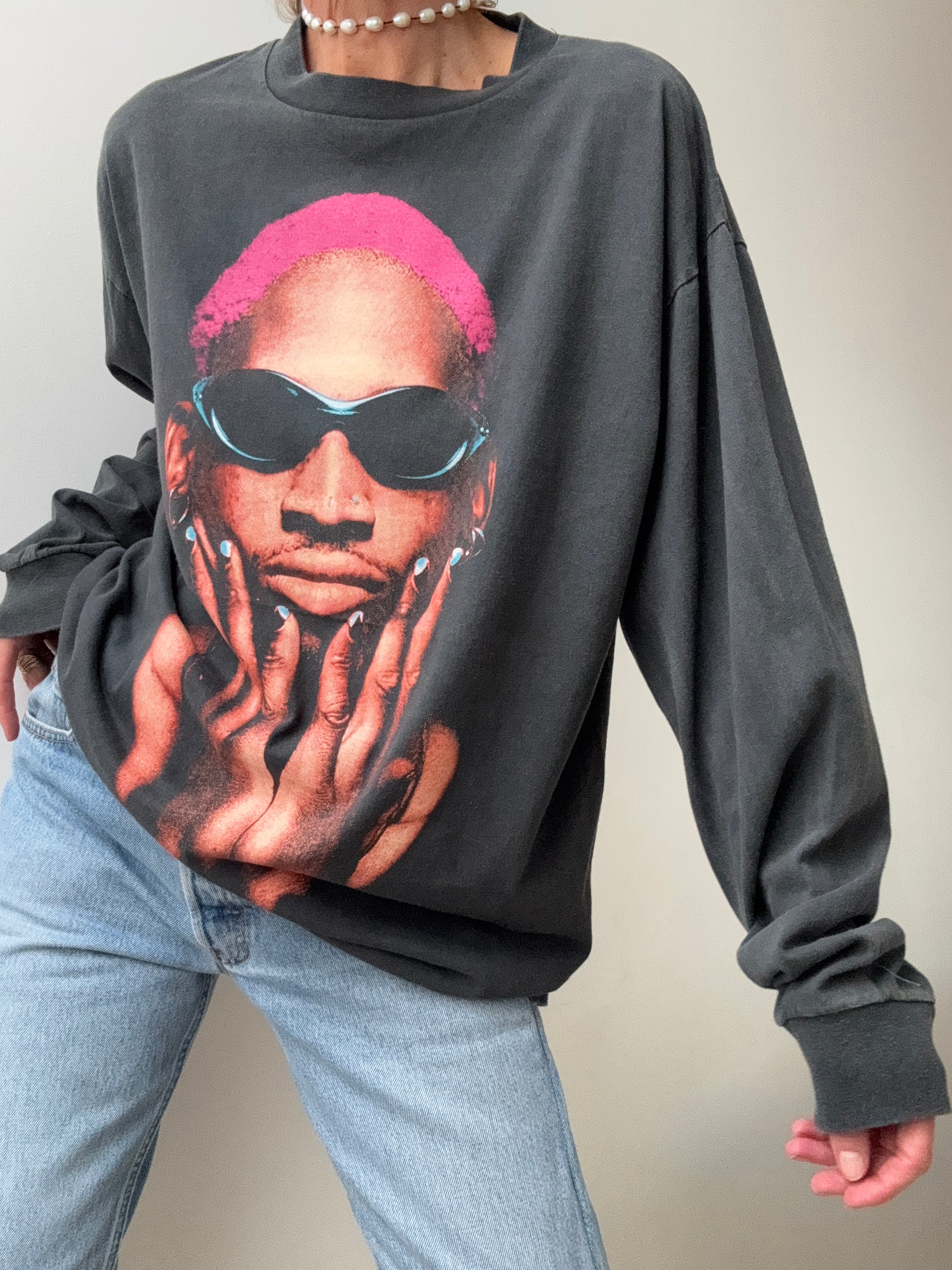 Future Nomads Tops Dennis Rodman Long Sleeve Tee
