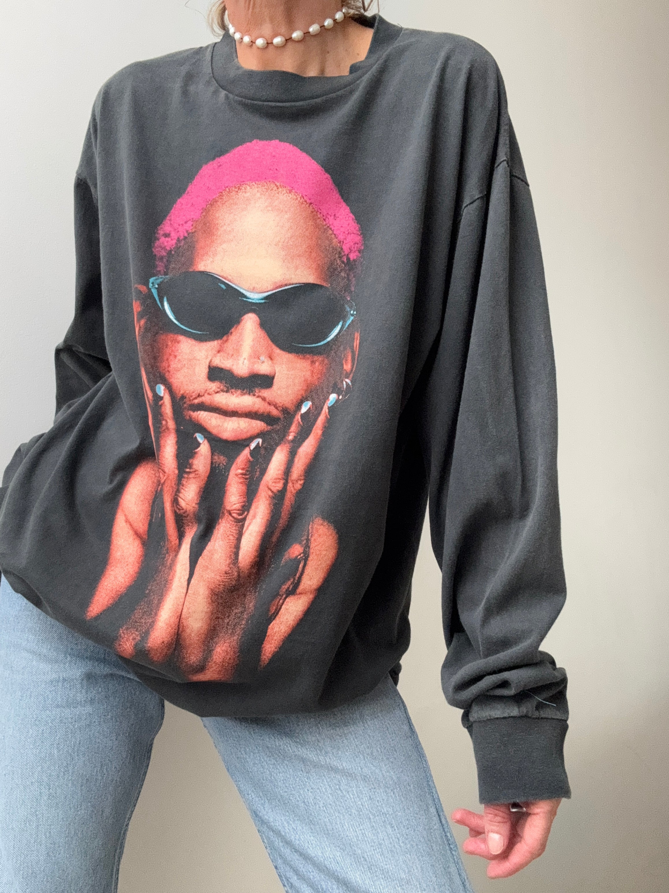 Future Nomads Tops Dennis Rodman Long Sleeve Tee