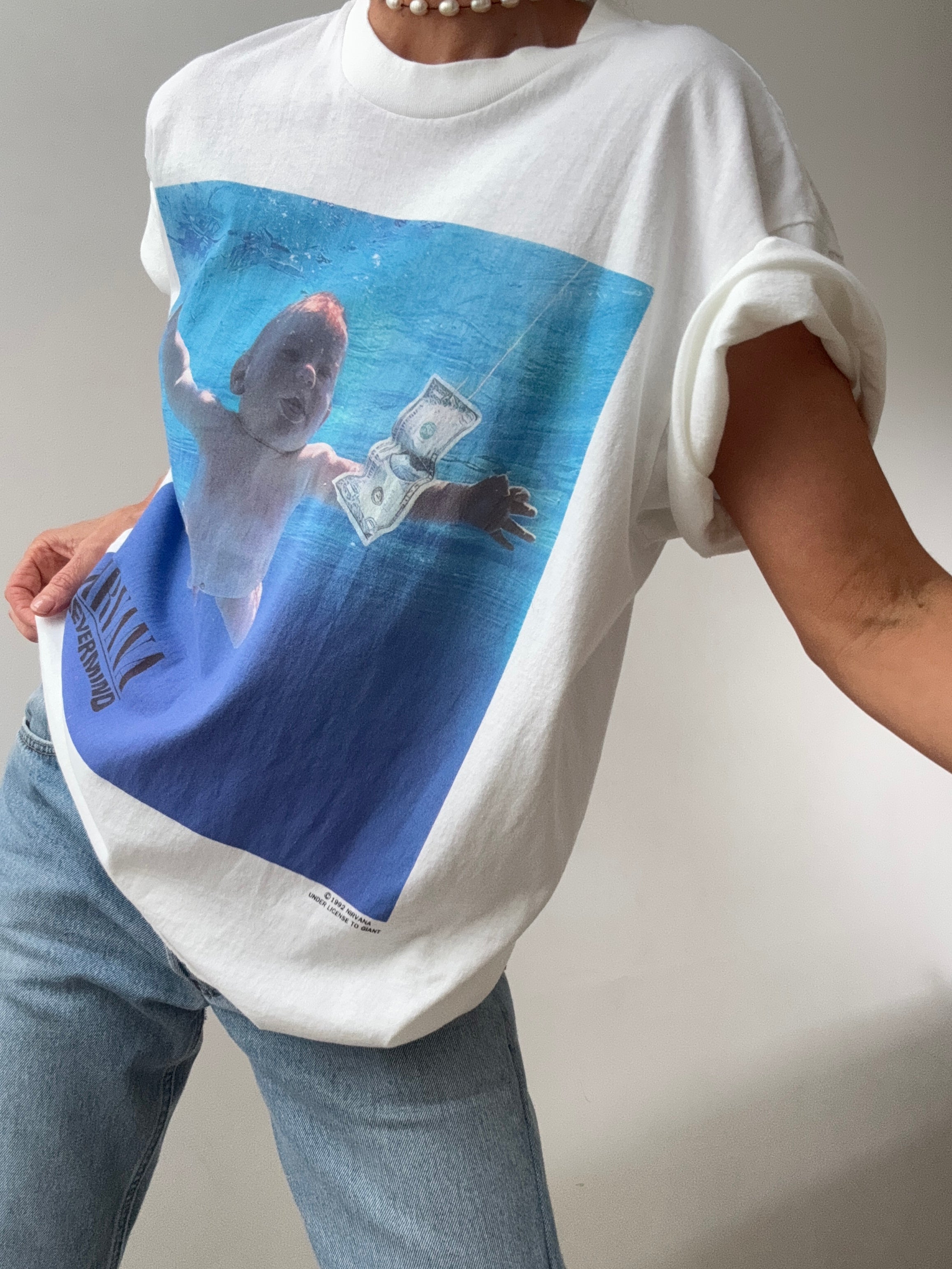 Vintage Style Nevermind Tee | Tops