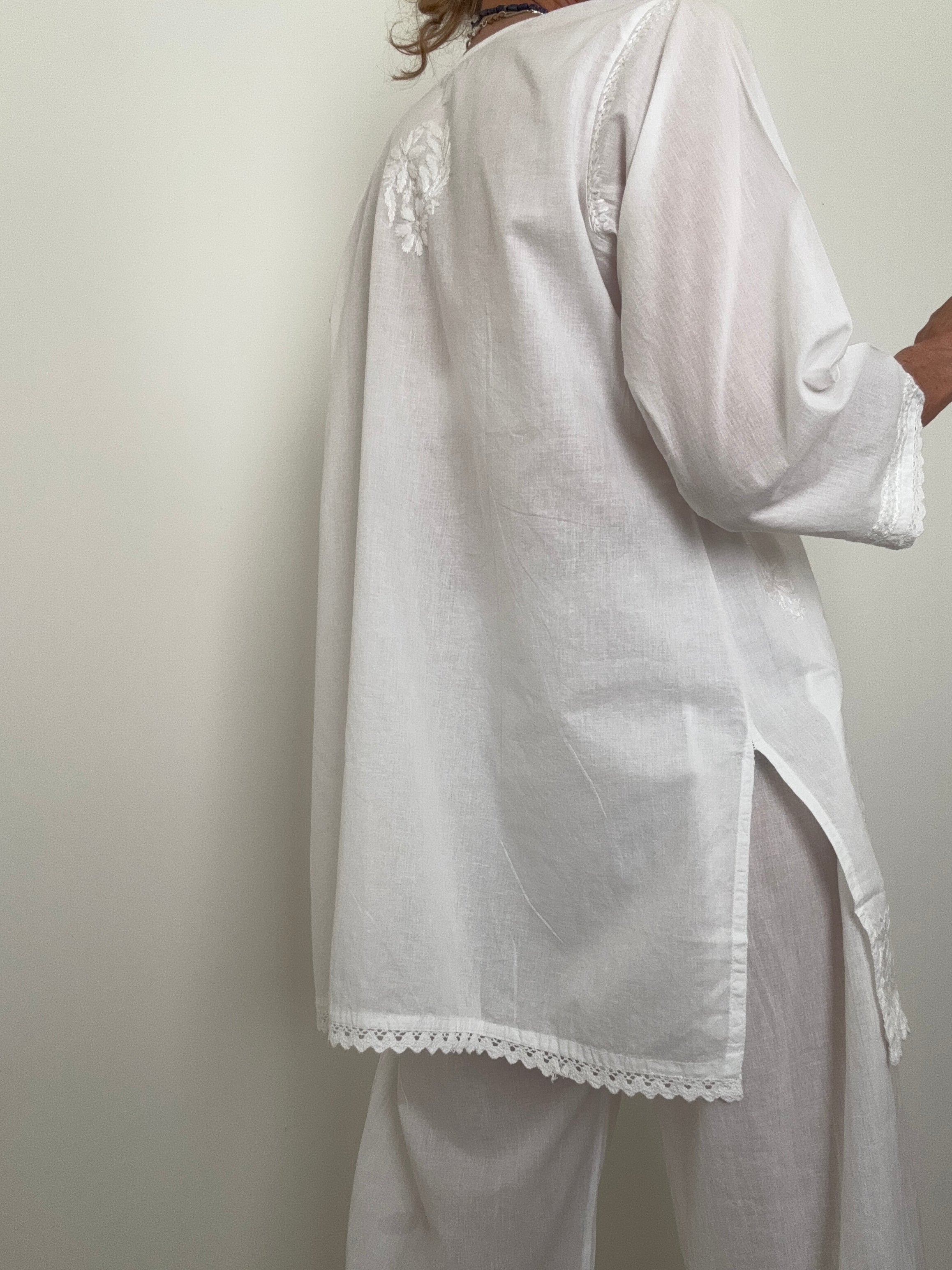 Future Nomads Tops Voile Cotton Summer Pant Suit